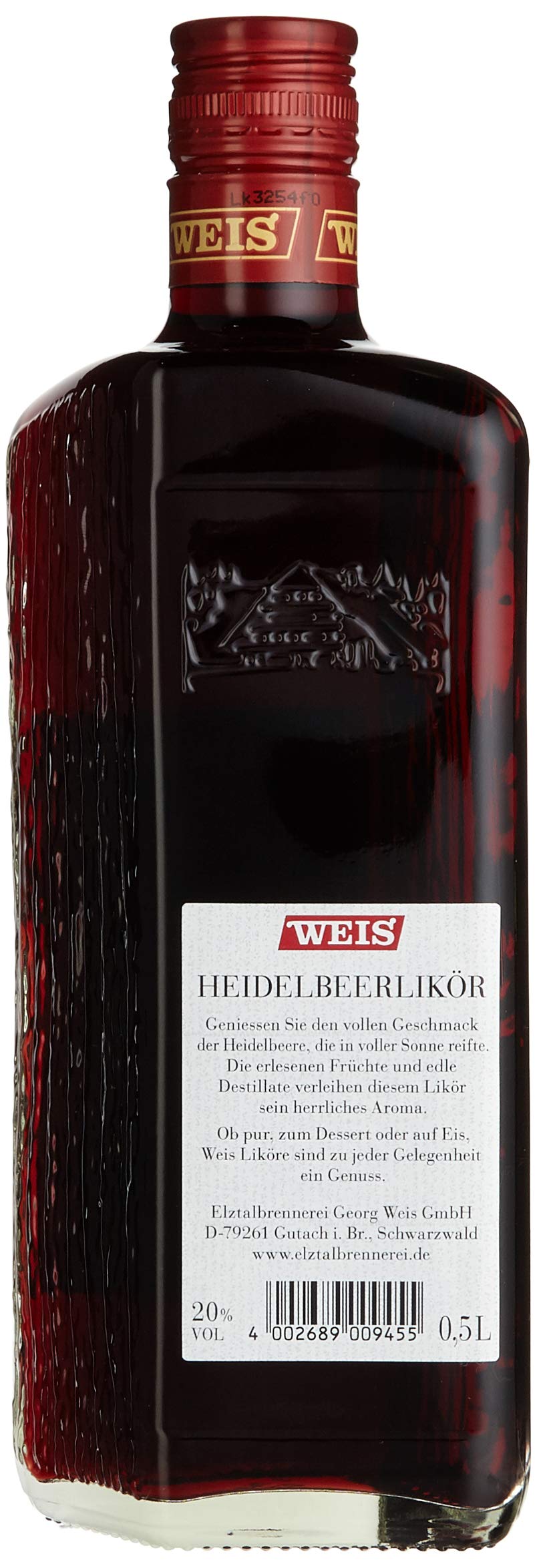 Weis Heidelbeerlikör (6 x 0.5 l)