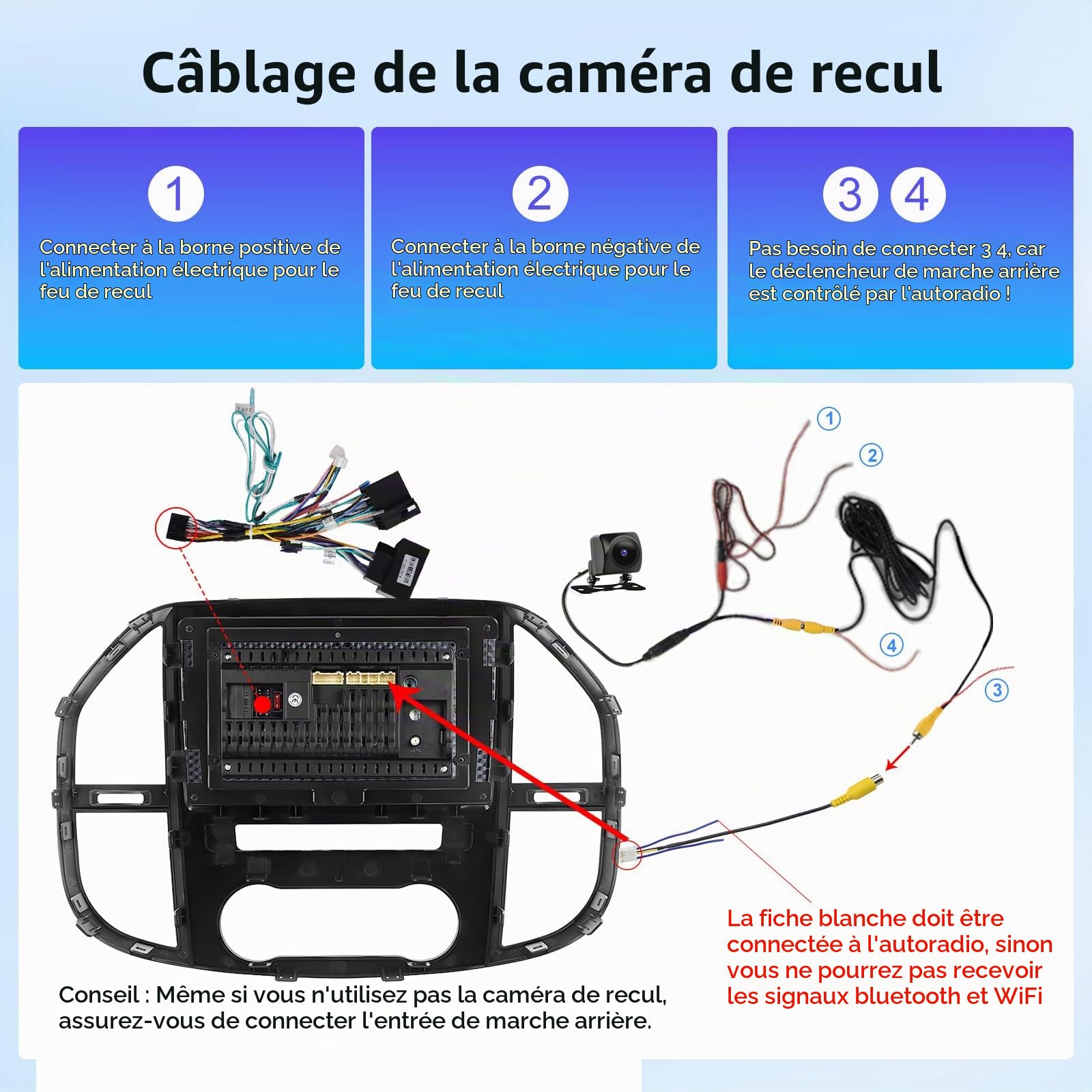 [4G+64G] Android Autoradio pour Mercedes Benz Vito W447 2014-2020 avec Carplay & Android Auto sans Fil, Écran Tactile IPS 10,1 Pouces avec GPS, WiFi, 32EQ, Bluetooth 5.0, Radio FM/RDS