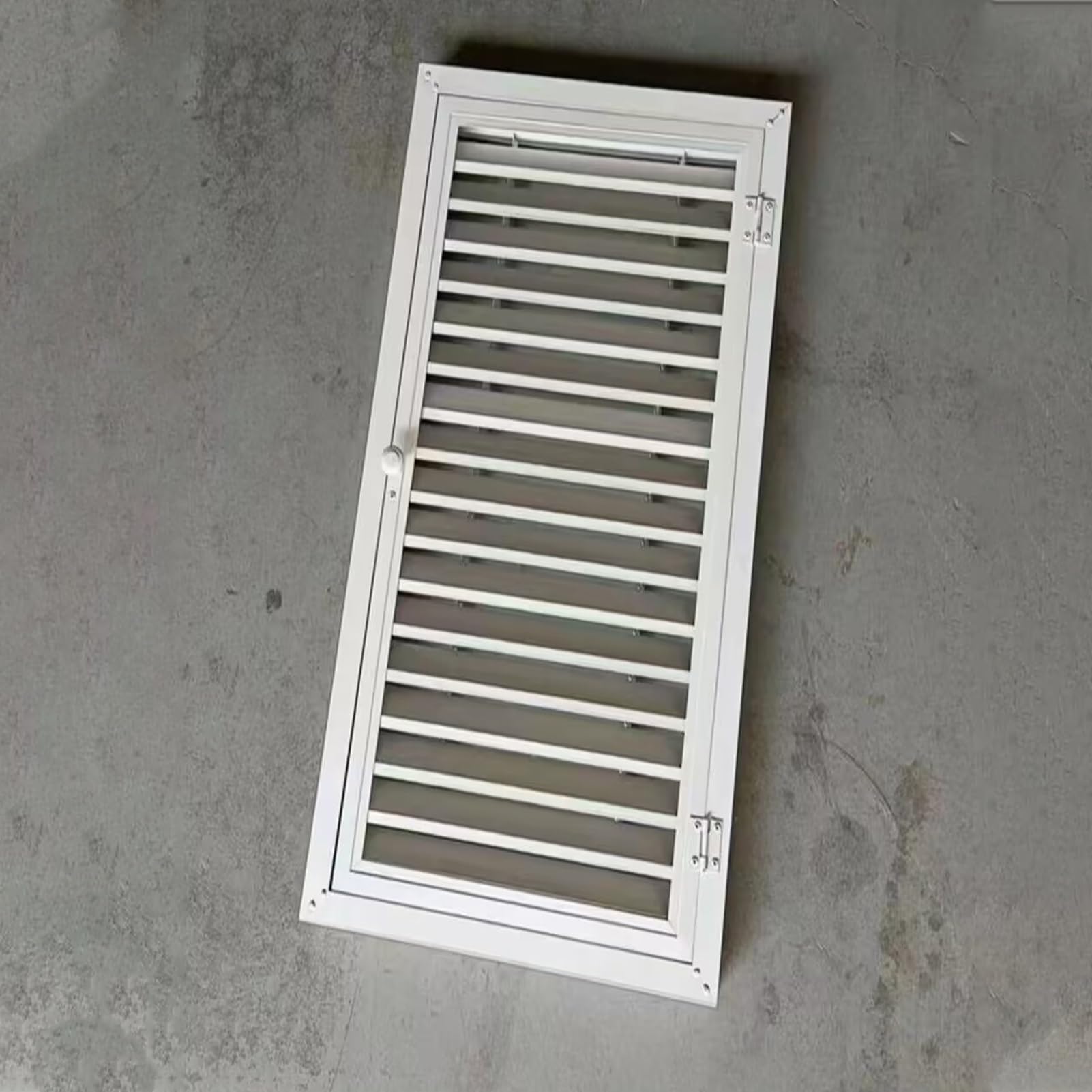 DUANHOZ Ventilated Access Panel, Recessed Hatch for Drywall and Basements, Aluminum Frame Construction