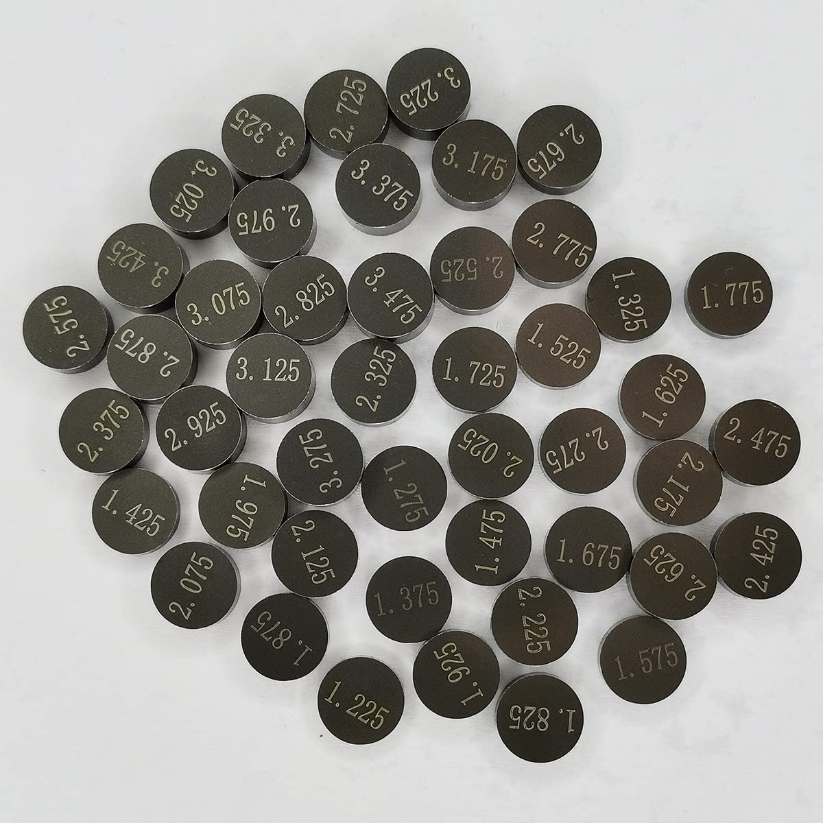 46Pcs 7.48mm Valve Shims Kit for CRF KX RMZ YZ WR 250 F 250F Dirt