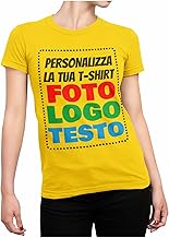 Incidiamo Maglietta T-Shirt Donna Personalizzata con Stampa Logo, Foto, Scritta Personalizzabile