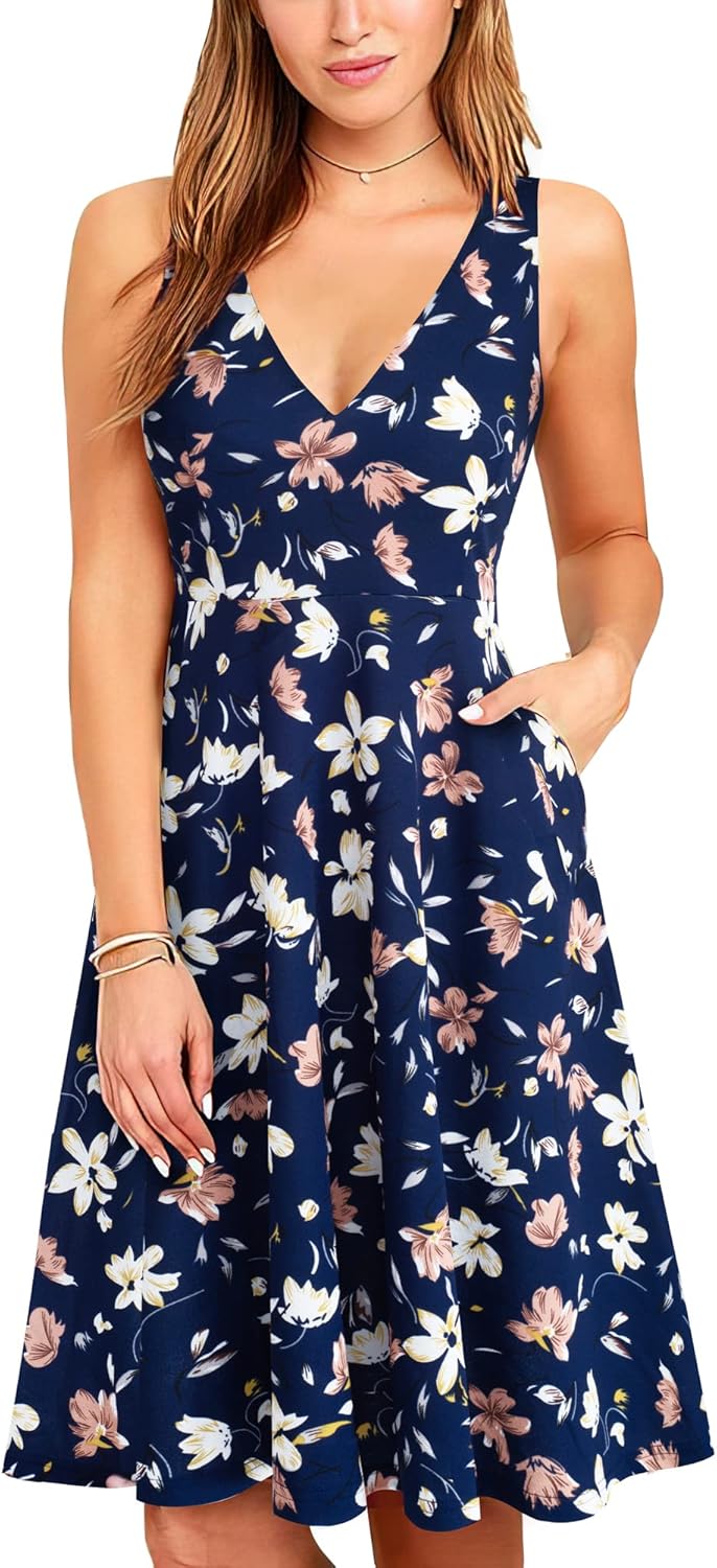 HOMEYEE Vintage cocktailjurk voor dames, V-hals, mouwen, bloemenkant, rockabilly, swing, cocktailjurk, A288, bordeaux, L