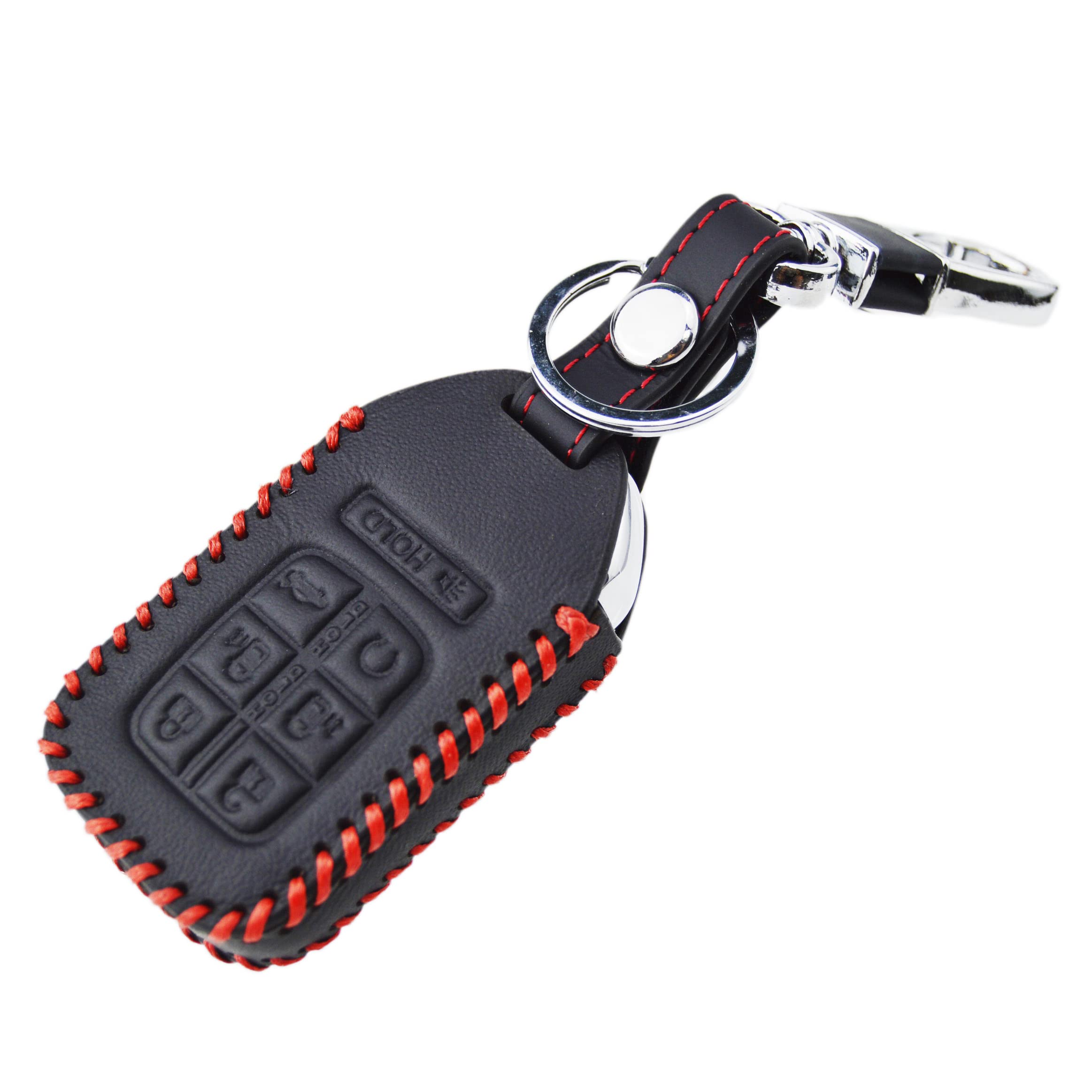 ZorratinHandmade Stitching Leather Key Cover for Honda Odyssey Elite Ex 7 Buttons 2024 2023 2022 2021 2020 2019 2018..