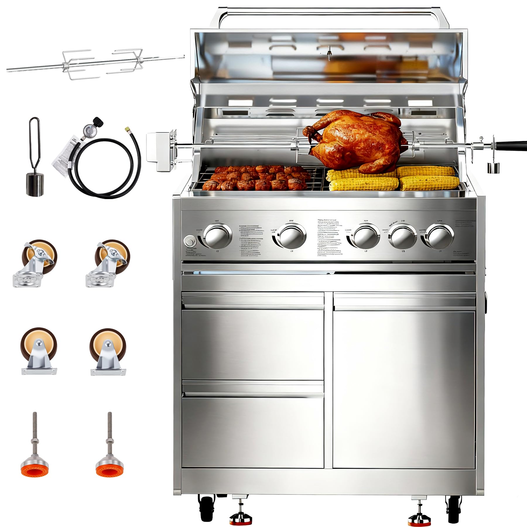 Amazon.com : BODEGA Stainless Steel Outdoor Kitchen Drawer Cabinet