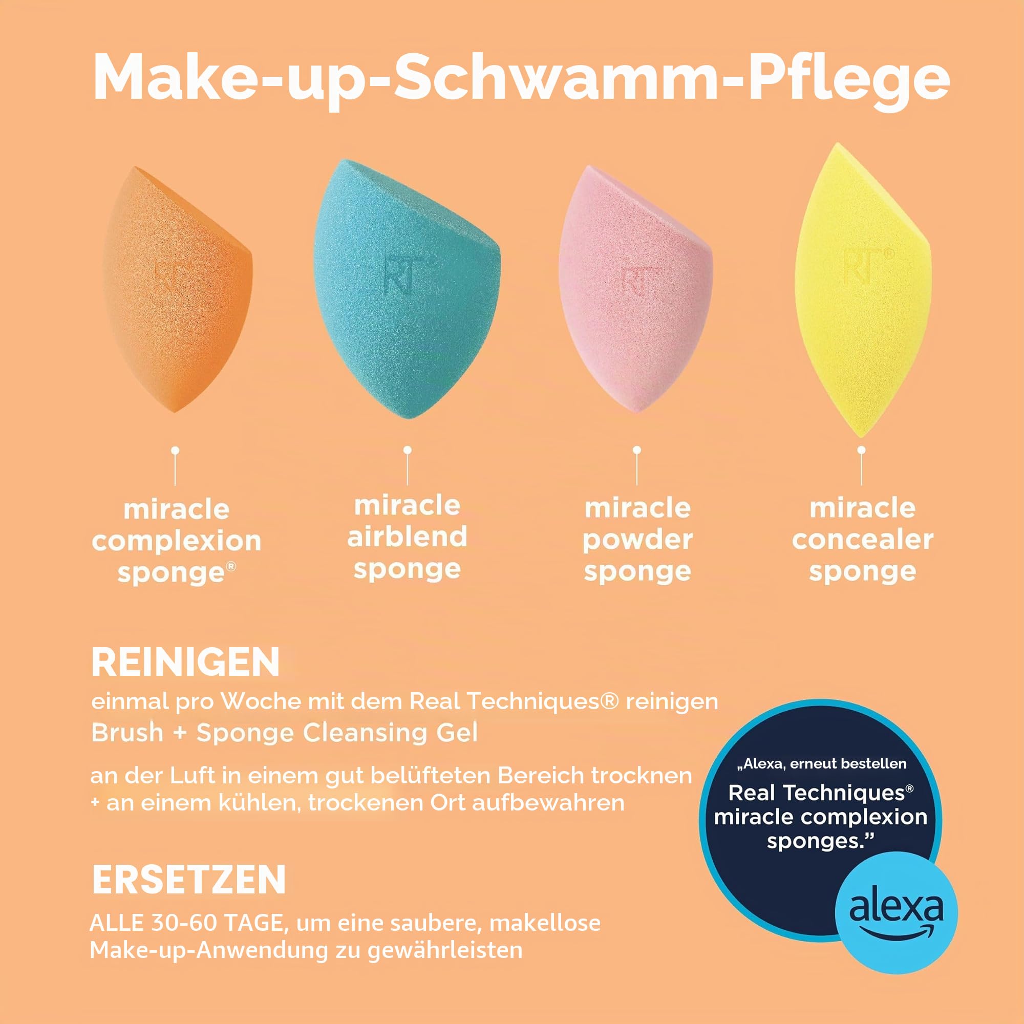 Real Techniques Wrapped In Glow Brush + Sponge Kit, 9 Piece Limited Edition Gift Set