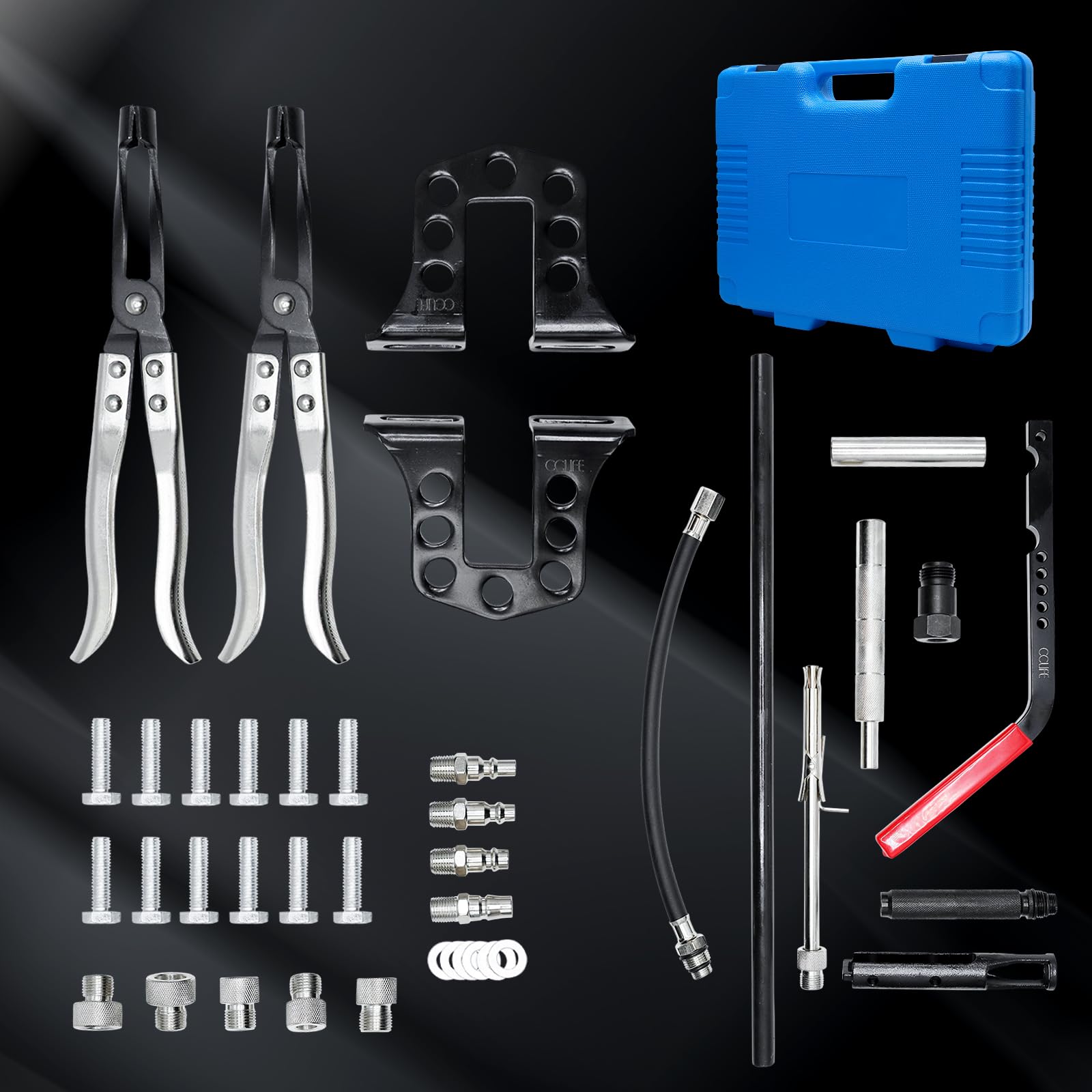 CCLIFE Set di Compressore per Molle Delle Valvole Rimozione OHC OHV CHV