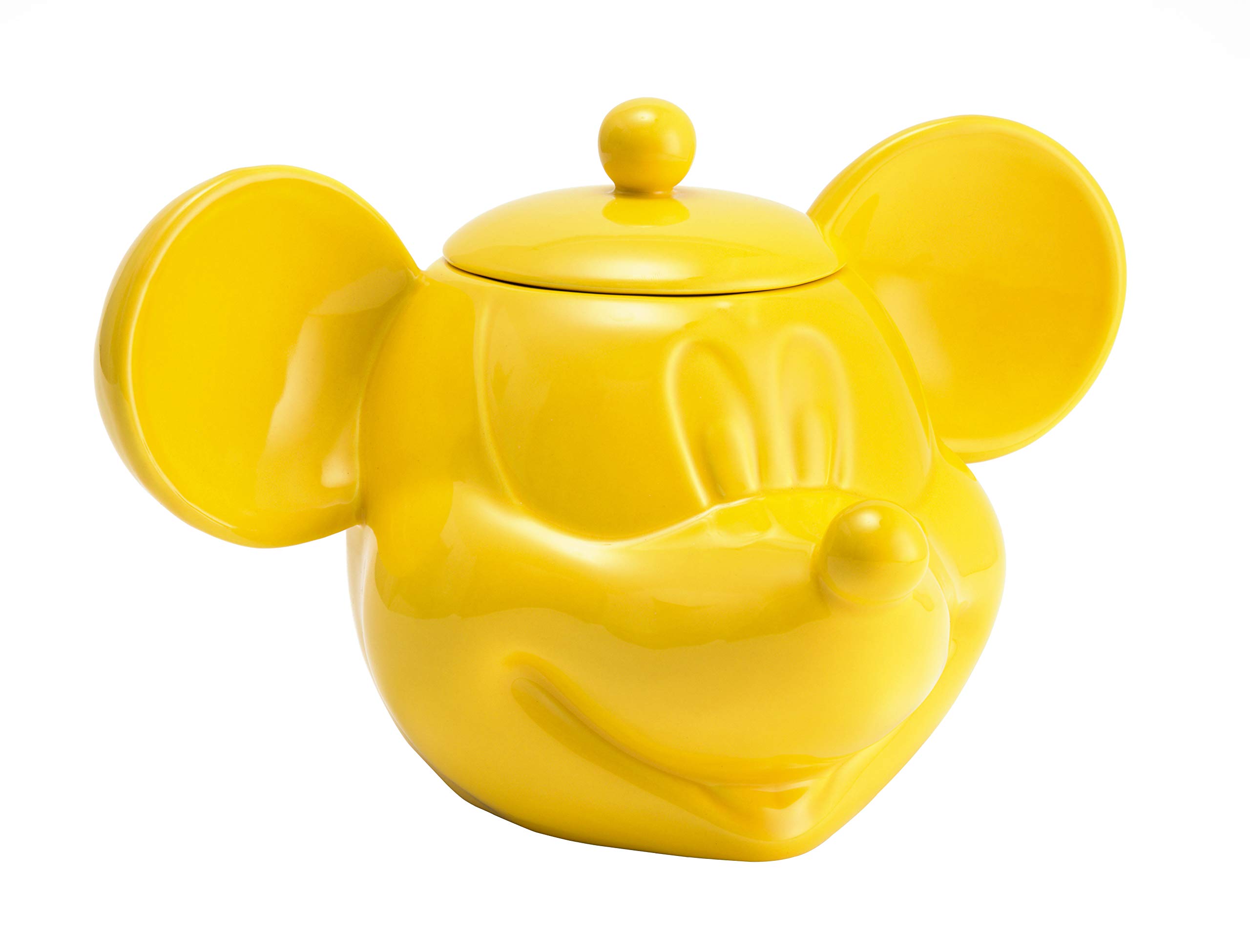 MICKEY MOUSE BISCOTTIERA IN CERAMICA 3D GIALLA