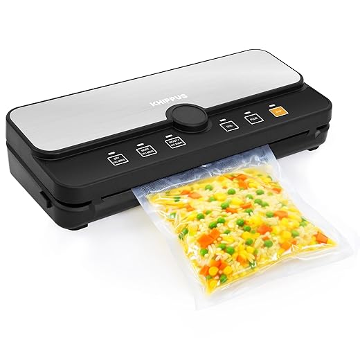 KS6607BX Vacuum Sealer Machine for Dry, Moist and Liquid Food Powerful Preservation System