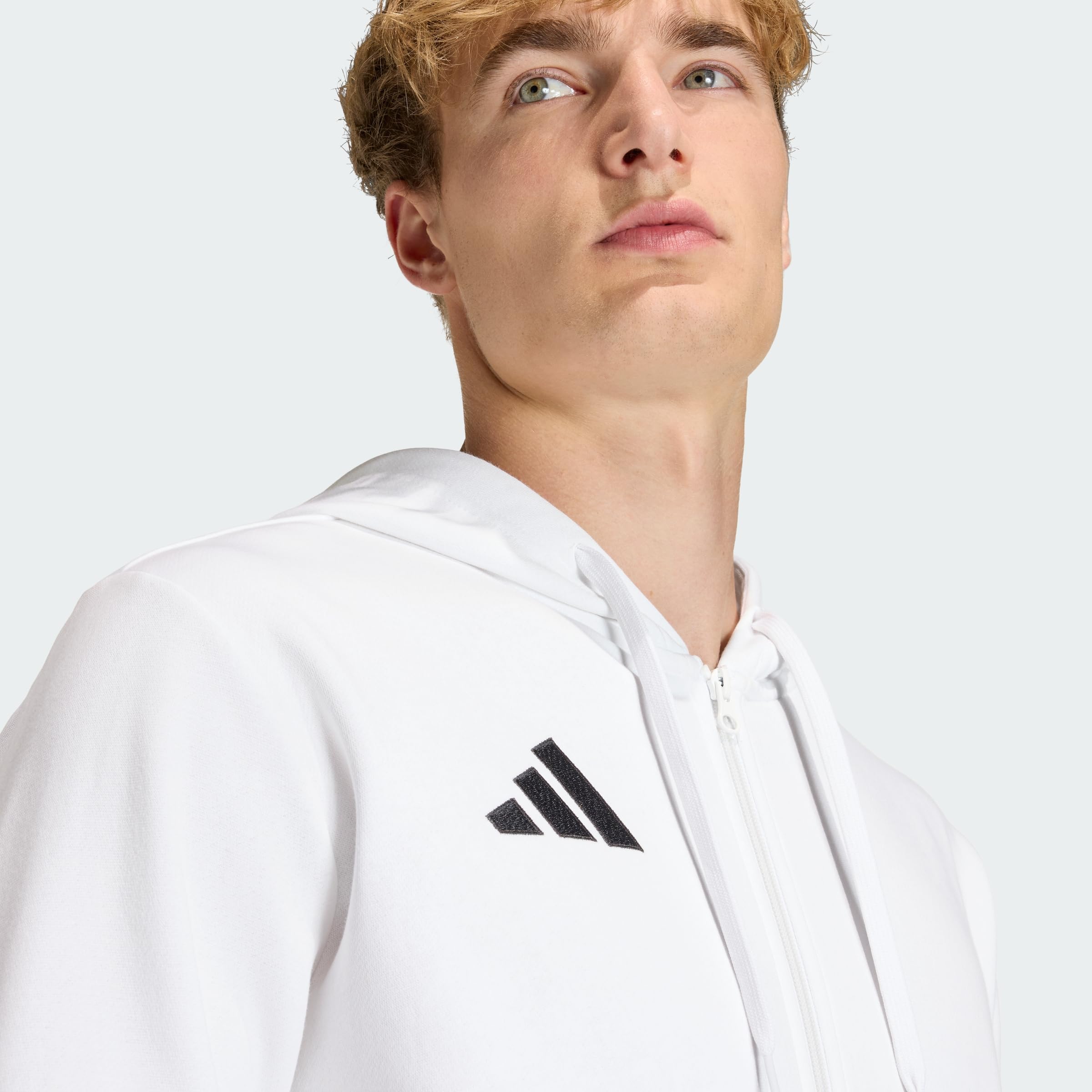 adidas Men's Chaqueta con Capucha y Cremallera Entrada26