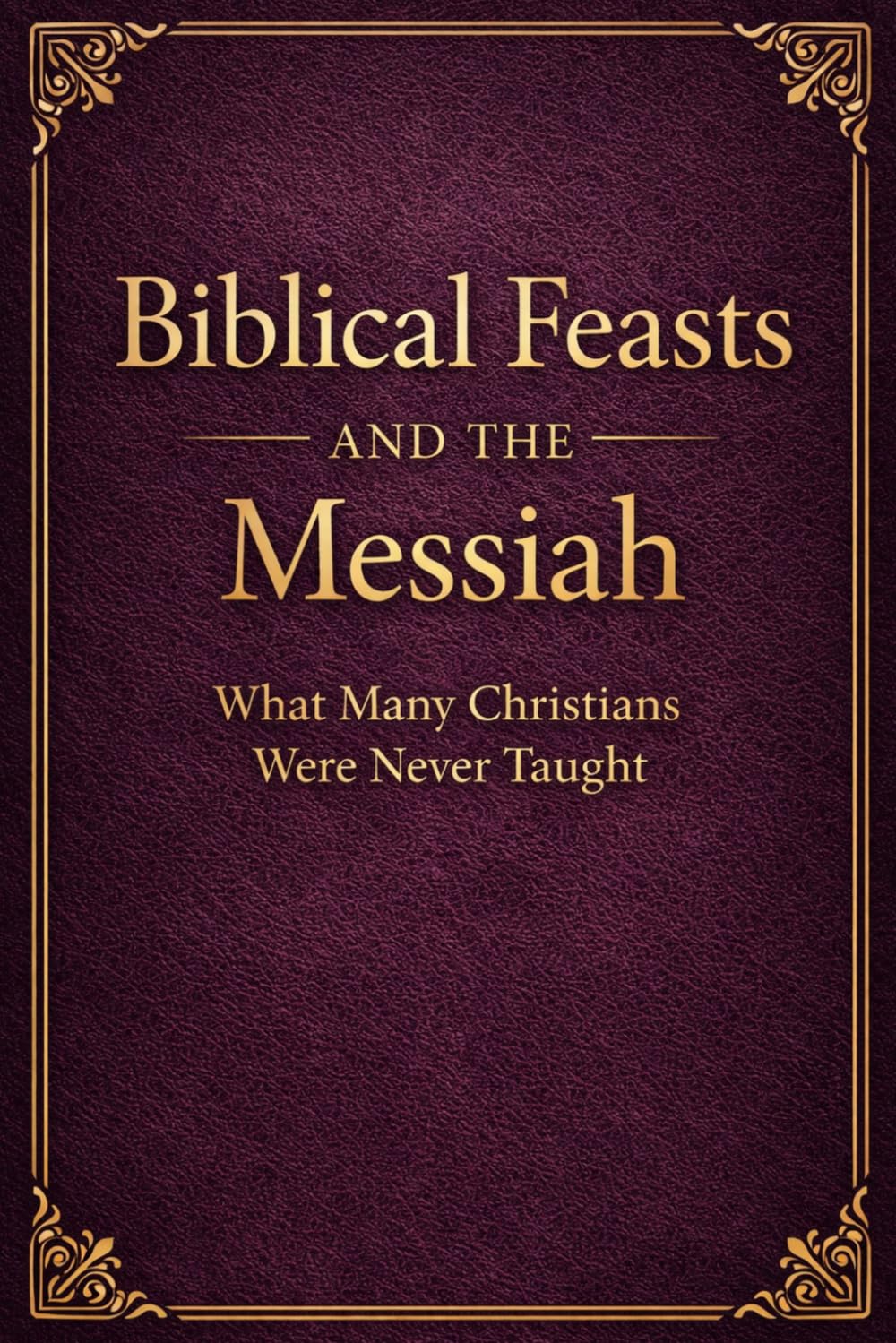 Biblical Feasts And The Messiah: What Many Christians Were Not Taught