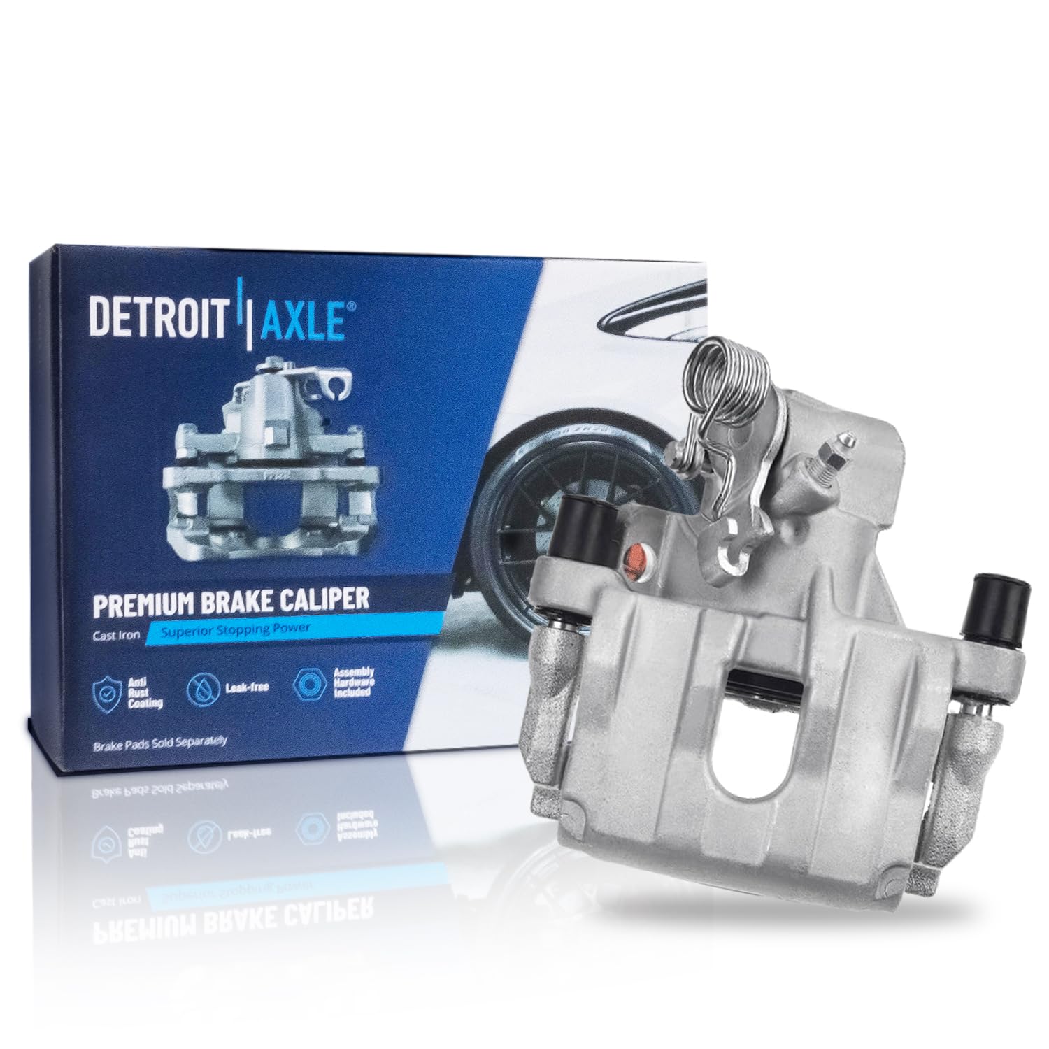 Detroit Axle - 2.0L Rear Left Brake Caliper for 2010-2013 Mazda 3, 3 Sport