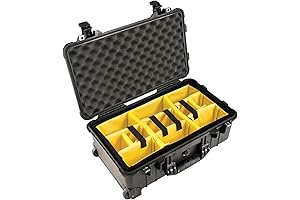 Pelican 1510 Elite Camera Case With Padded Dividers (Black)