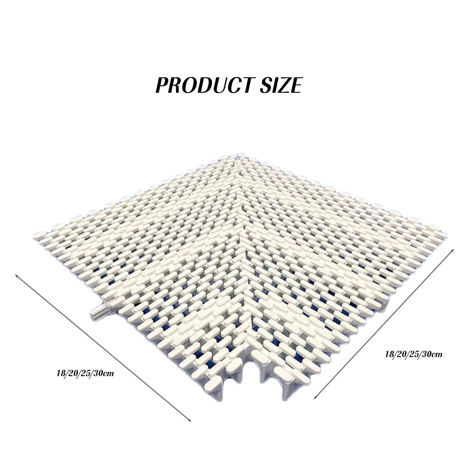 Griglie per piscine, griglia di drenaggio per piscine in plastica PPS resistente, griglia di troppo pieno 18x18 cm per patii, vialetti e bordi piscina - 1 pezzo, accessorio essenziale per il supp