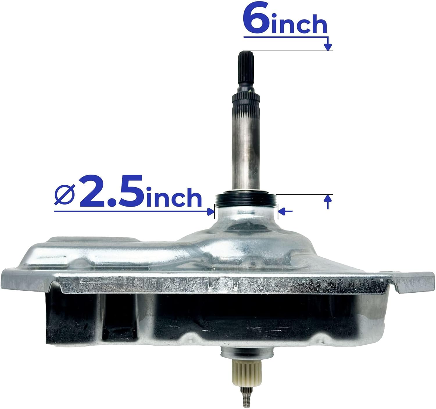US-Based Supplier – W11454372 Washer Gearcase Assembly Durable OEM Transmission with W10721967 Washer Pulley Clutch Kit and W10006384 Washer Drive Belt - Replaces W10735110 W11255272 W11423758