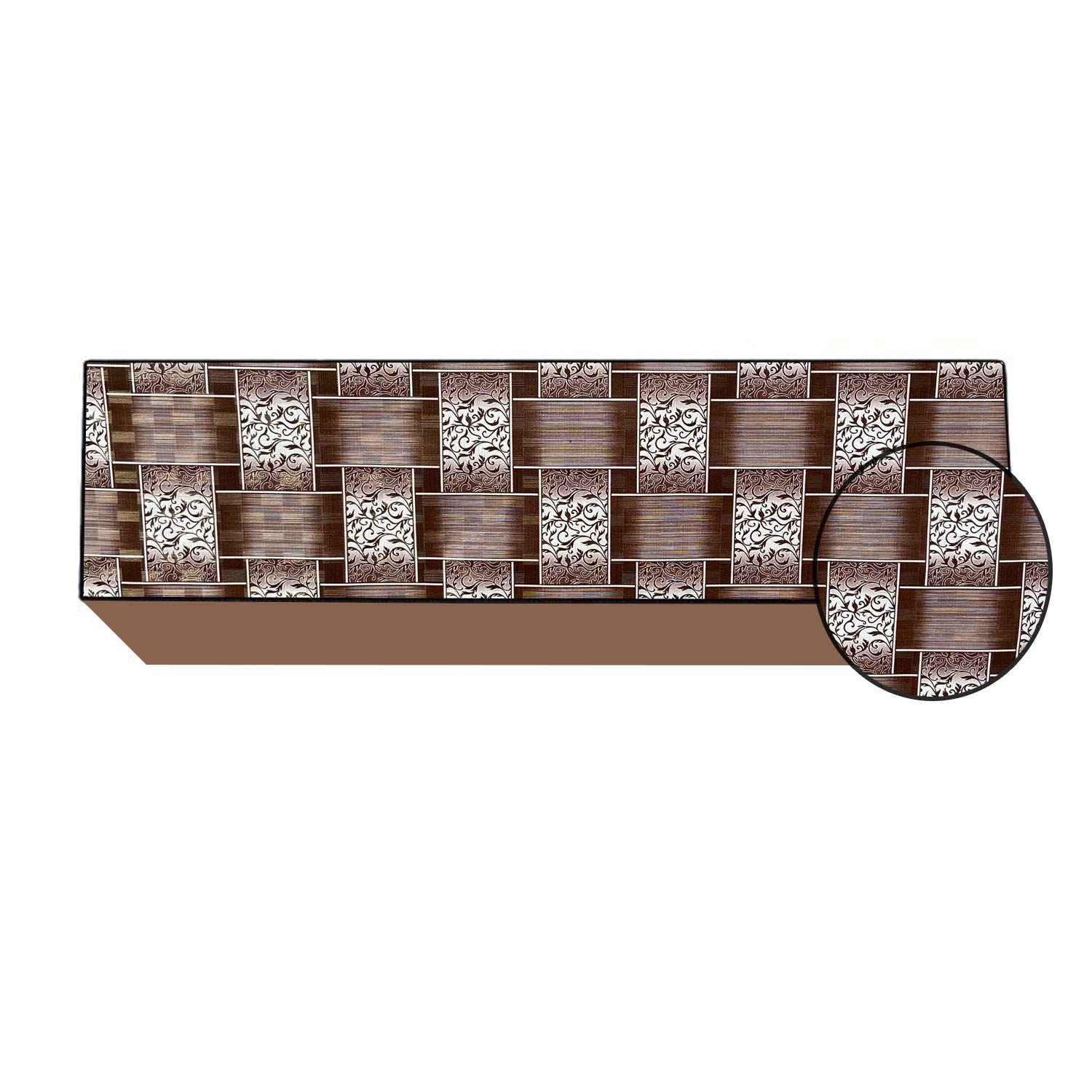 Jm Homefurnishings Polycarbonate Water & Dustproof Split Ac Cover for Voltas 1.5 Ton 4 Star Inverter, Copper, 184v Szs, Beige (Color03)