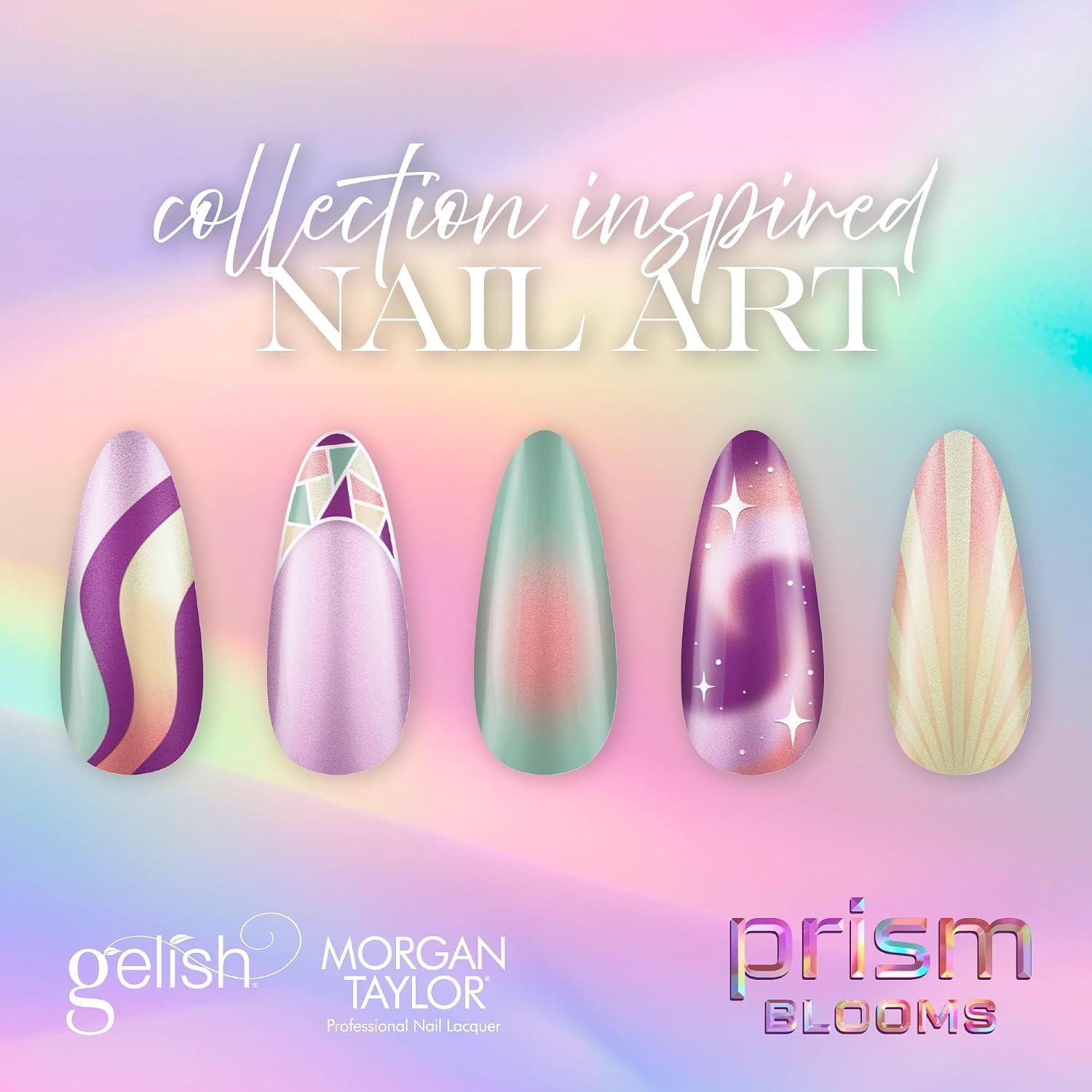 Gelish Spring Collection Prism Blooms - 15mL TPO-Free Long-Lasting Soak Off Spring Gel Nail Polish, Soak-Off Formula, Vibrant, Professional Salon Quality, High Shine, Chip-Resistant