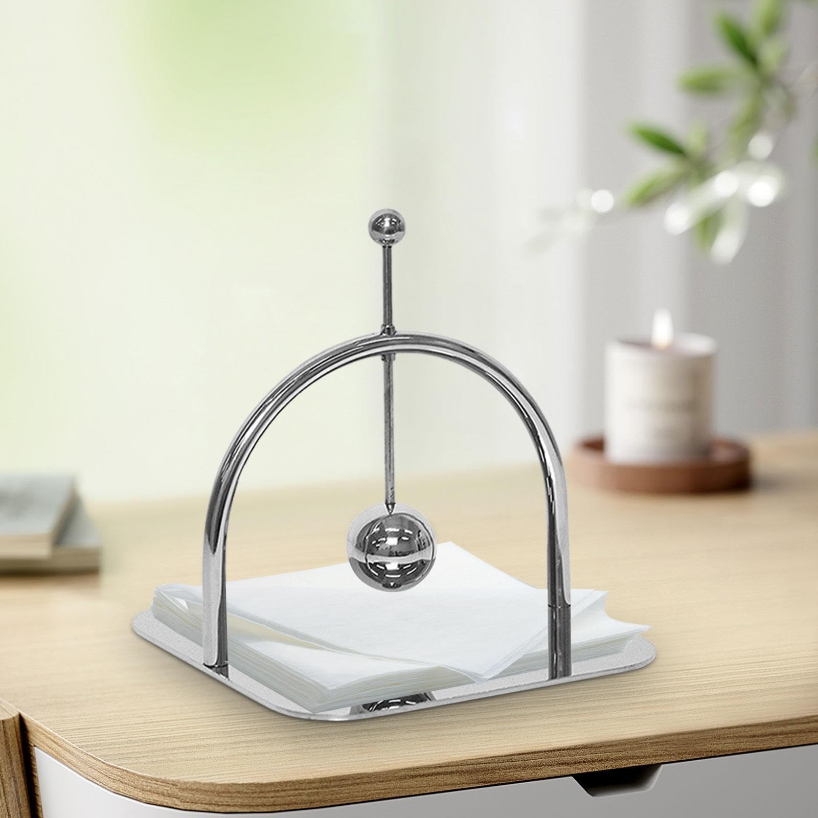 Servilletero con Brazo, Dispensador de Pañuelos de Lujo, Dispensador de Servilletas de Mesa para Comedor, Hotel, Bar, Picnics, Cafetería