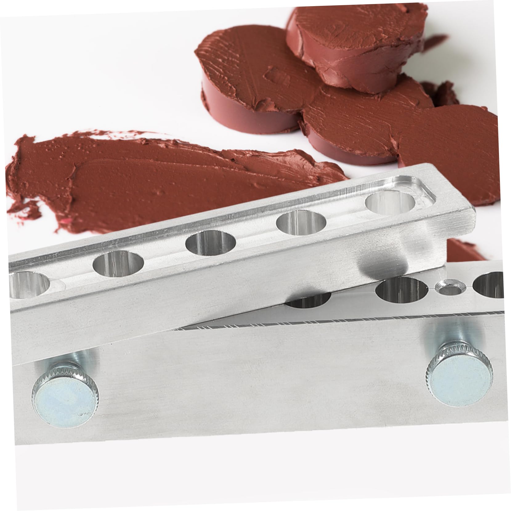 Lippenstiftform 6-loch aus Aluminiumlegierung, 1 Satz