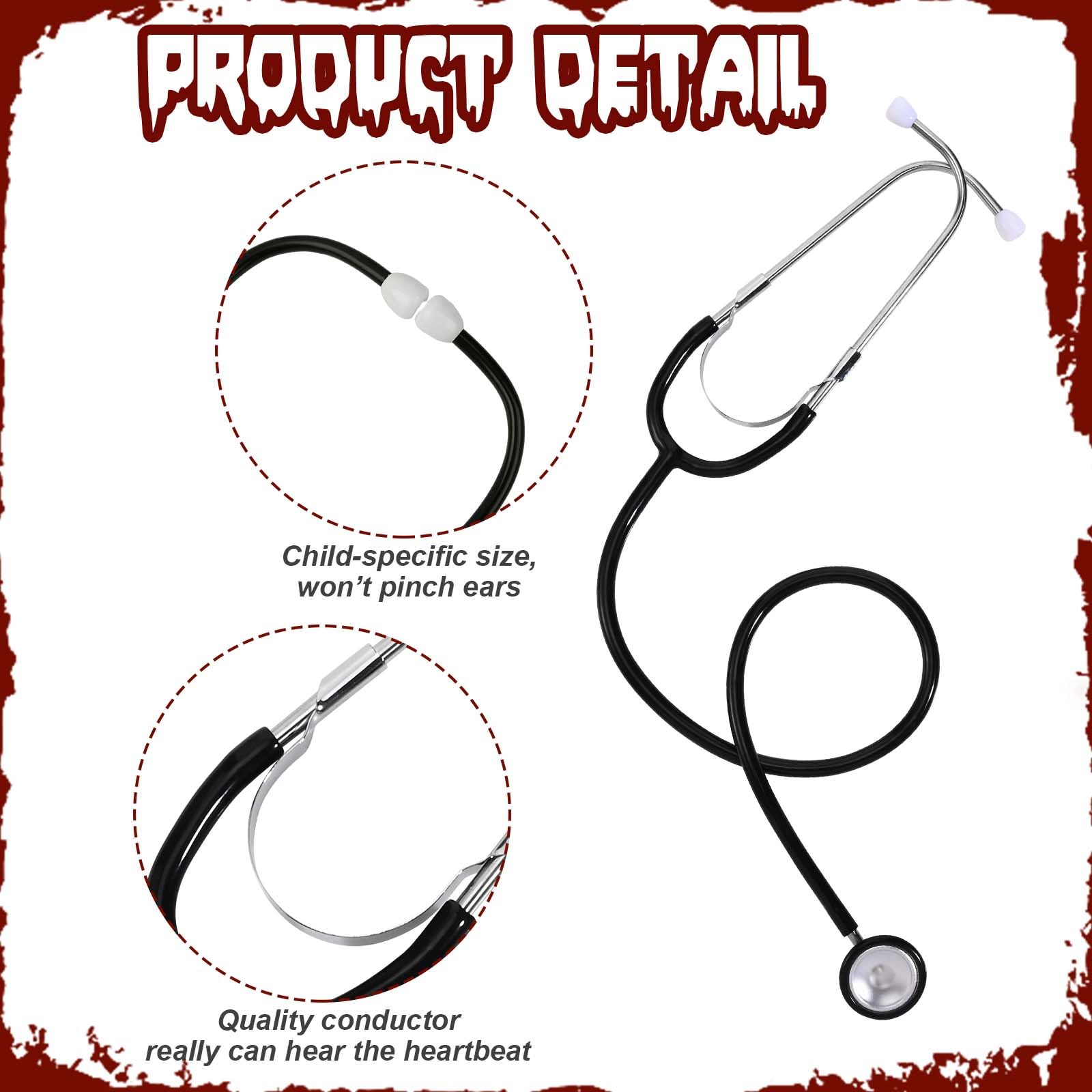 7 Pcs Halloween Couple Medical Costume Hospital Doctor Surgeon Gown Patient Gown Fake Blood Gauze for Halloween Adult Men Women Couple Cosplay Party Dress Up