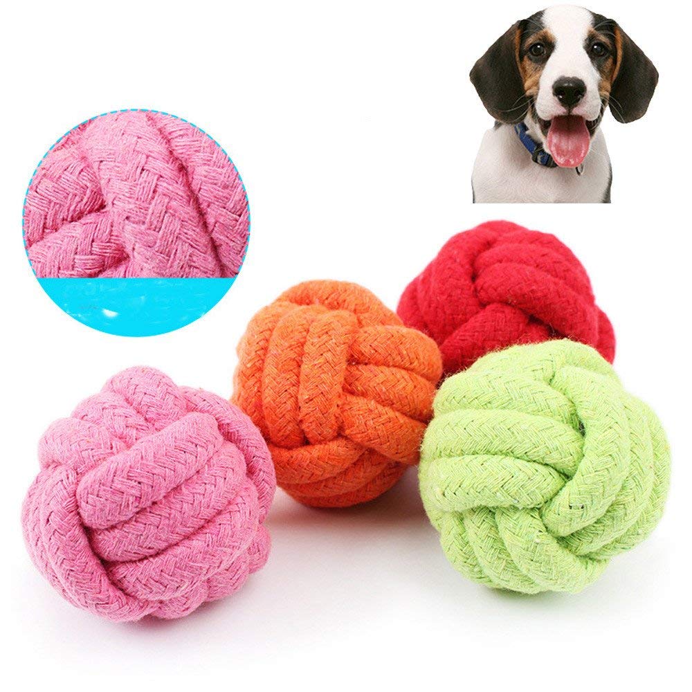 Pindia 1 Pc Cotton Rope Knot Ball Toy for Big Dog Chewing and Teething - Blue (B07SC2LXL4) Amazon Price History, Amazon Price Tracker