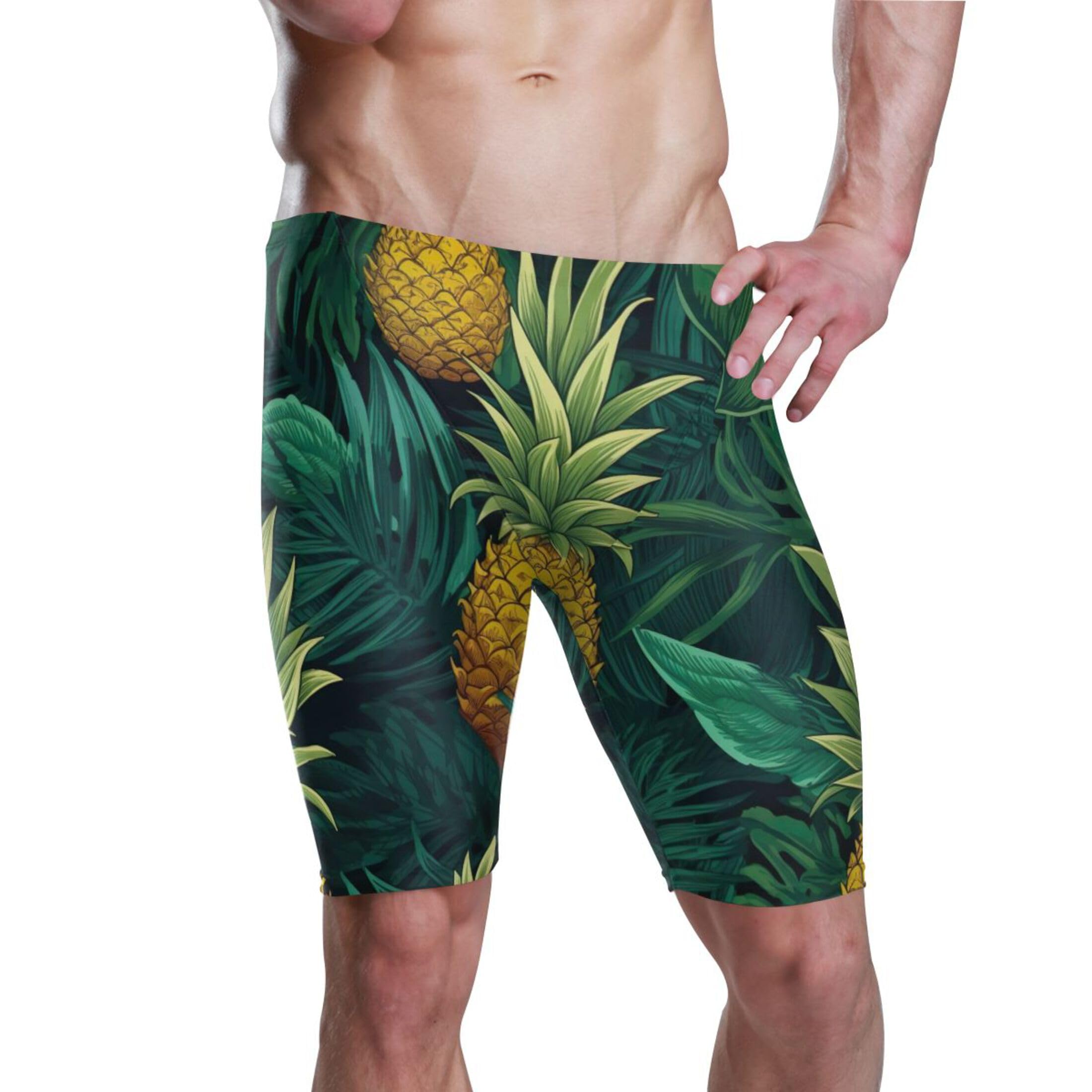 UMIRIKO Pineapple Fruit Men's Swim Jammers Swimsuit M B0400926