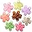 Flower Hair Clips 8PCS, Large Claw Clips for Women Girls Thick Thin Hair, Strong Hold Non slip Big Matte Dasiy Jaw Clamps Hair Accessories 8 Colors