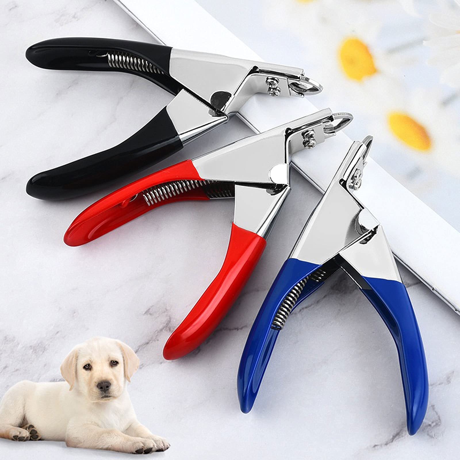 XIANGFAZJD Cortauñas Cortadora de Clavos para Mascotas, Tijeras de Acero Inoxidable para Mascotas de tacón, Herramienta de Aseo para Perros Cachorro Gato Gatito Conejo Conejito Bunny hámster
