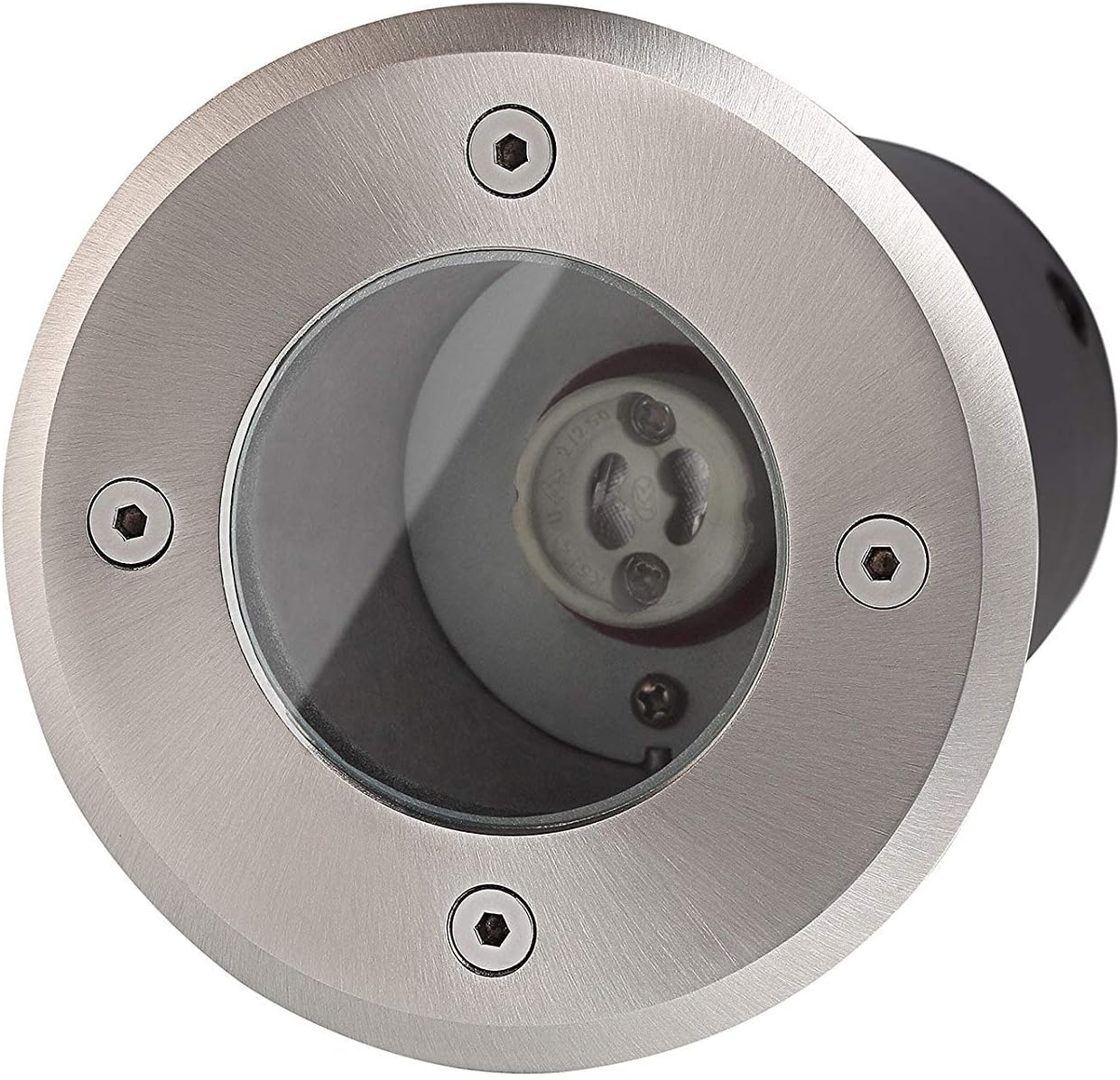 Floor Lamp Floor Light Stainless Steel Square without LED Halogen Light Bulbs GU10 Looping IP67 Capacity 5 Tonnes