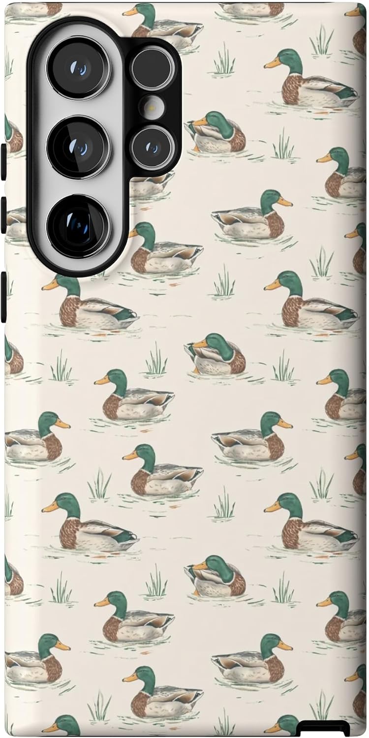 Casely Galaxy S23 Ultra Case | The Boyfriend Collection | Mallard & Co. | Essential Slim Dual-Layer Protective Design