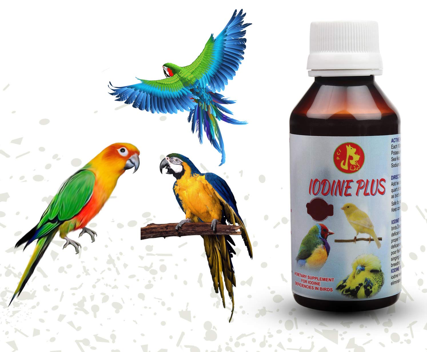 Pet Care International (PCI) Iodine Plus || Provide Essential Iodine || for Healthy Bird Healthcare || 30ml (B08XVTYCP2) Amazon Price History, Amazon Price Tracker
