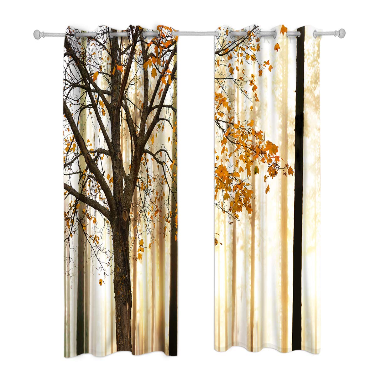 Brown And Yellow Curtains Curtains & Drapes