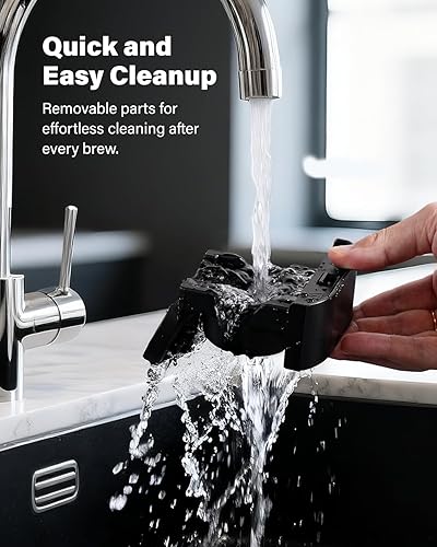 Miniatura 6 de Máquina de café expreso de 20 bares, compatible con cápsulas Nespresso Original y Dolce Gusto, café molido y cápsulas ESE, tanque de 47.3 onzas,