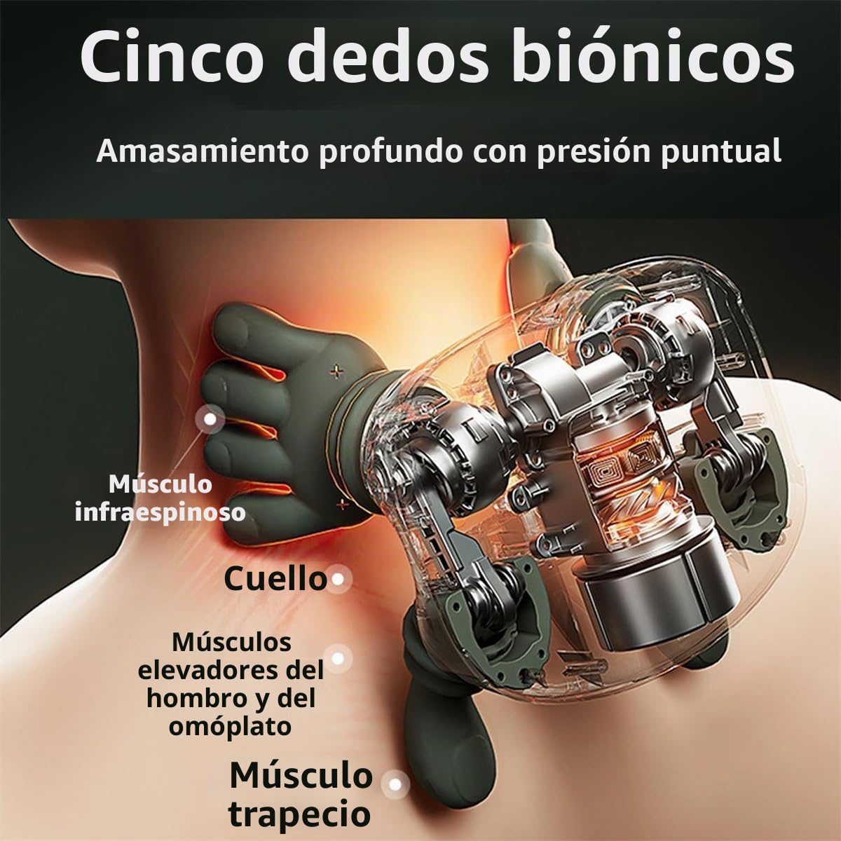 Siaasoo Masajeador de cuello, Masajeador Siaasoo Masajeador para hombros, almohada relajante cervical, masajeador Shiatsu de espalda y cuello, almohada de masaje eléctrica de amasamiento, ajuste de 3