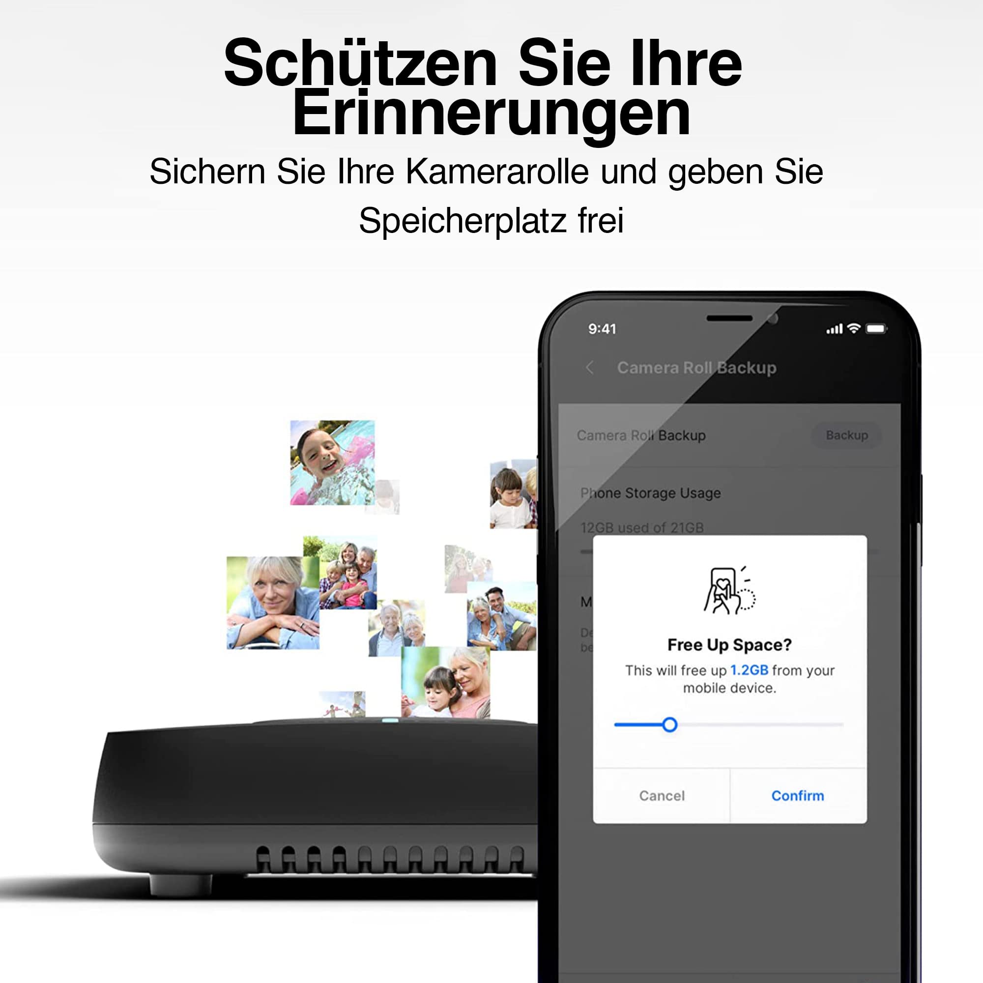 Smart Persönliches Cloud-Speichergerät für Datenmedia-Dateien, integrierte 512 GB High-Speed-SSD mit USB-Speicher, Plex und Home-Assistant/iOS/Android/Windows/Mac kompatibel