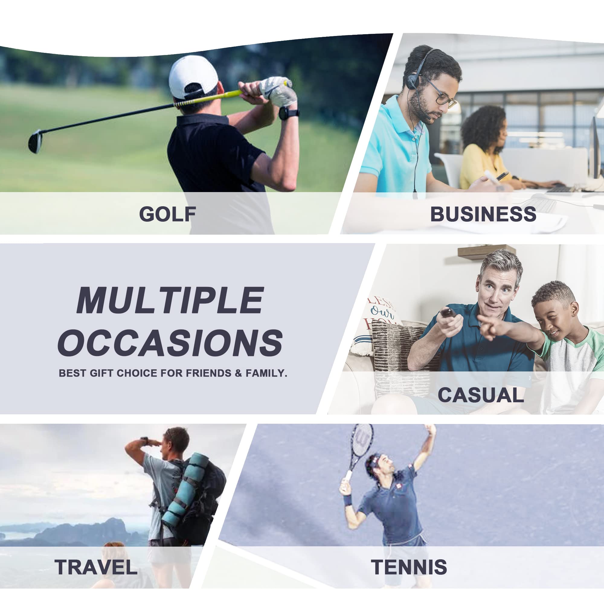 Herren-Poloshirts mit kurzen Ärmeln, Druck, feuchtigkeitsableitend, Golf-Poloshirts für Herren