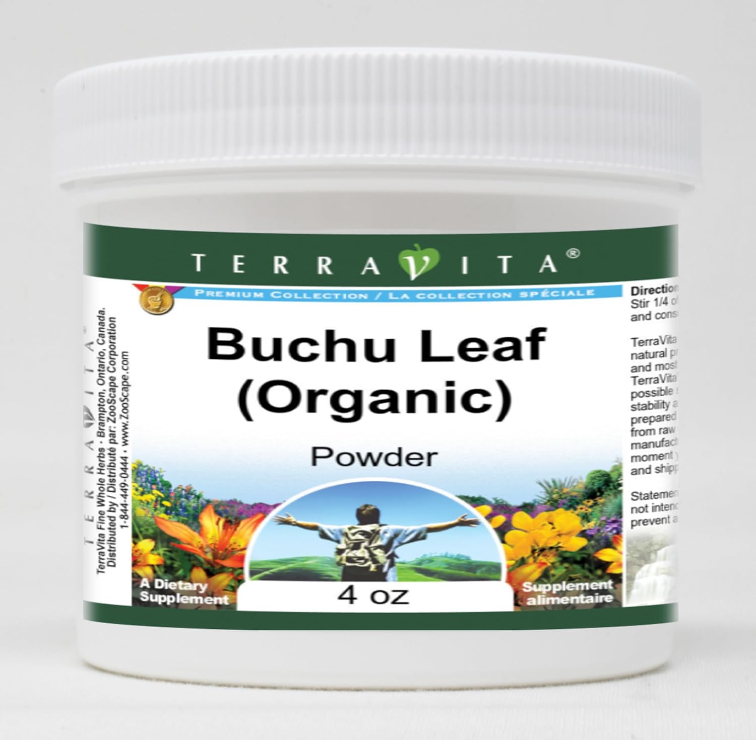 Buchu Leaf (Organic) Powder (4 oz, ZIN: 512123) - 3 Pack