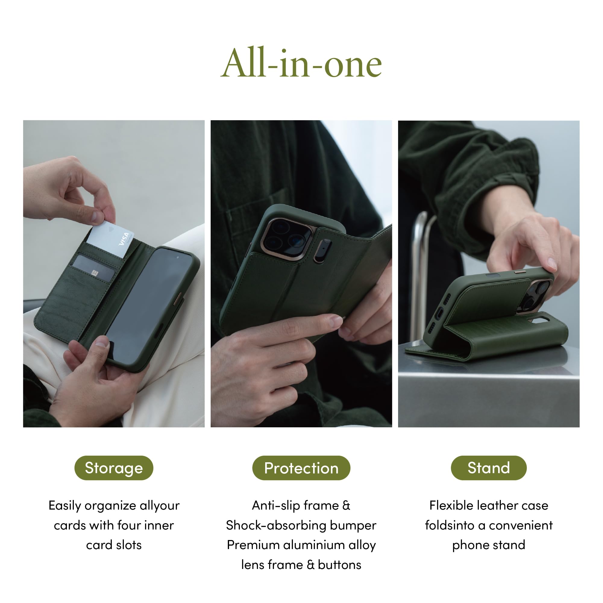 Amazon.com: Moshi Overture for IPhone17Pro Max (magsafe) (Moss