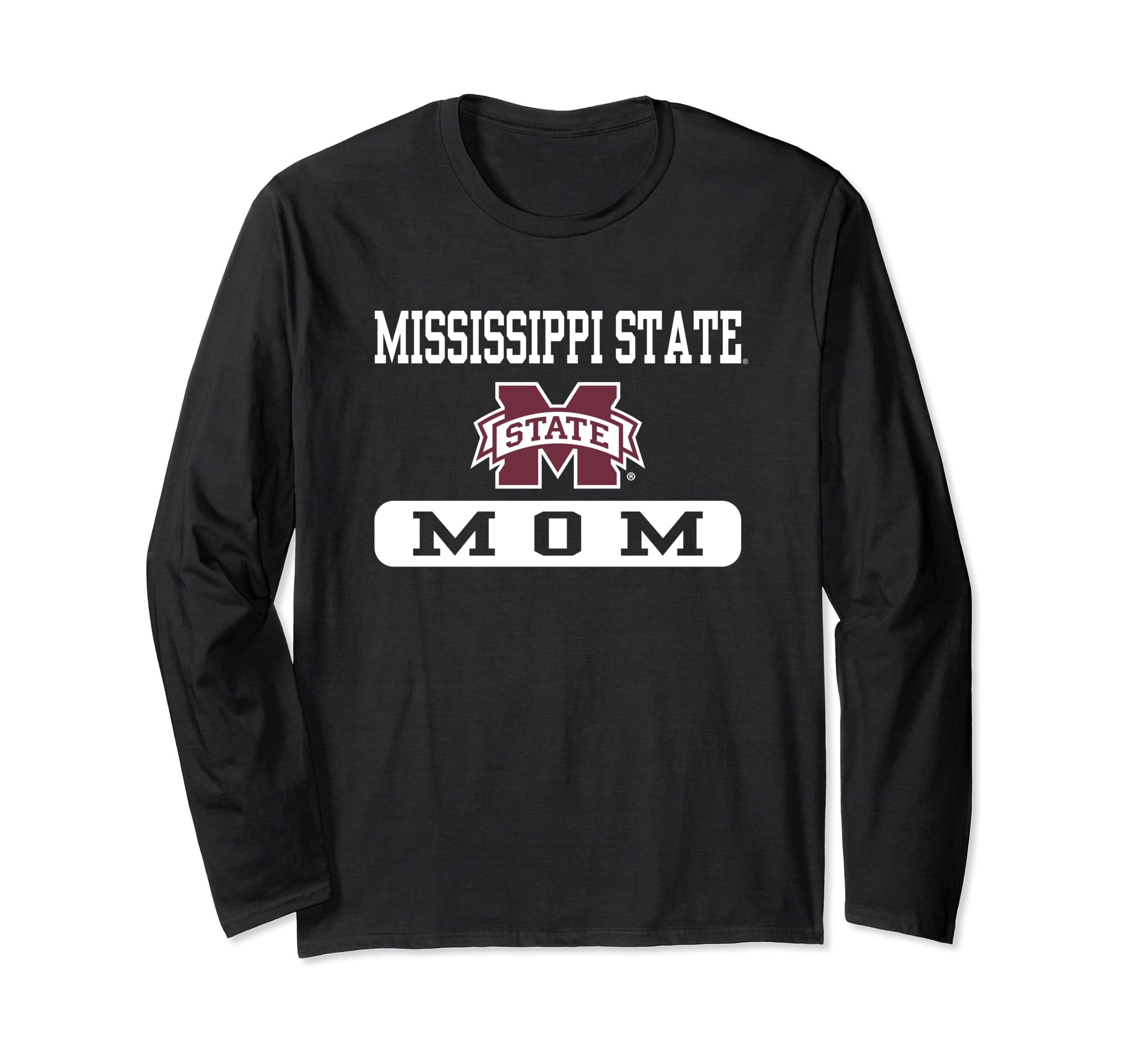Mississippi State Bulldogs Mom Logo Officially Licensed Long Sleeve T-Shirt