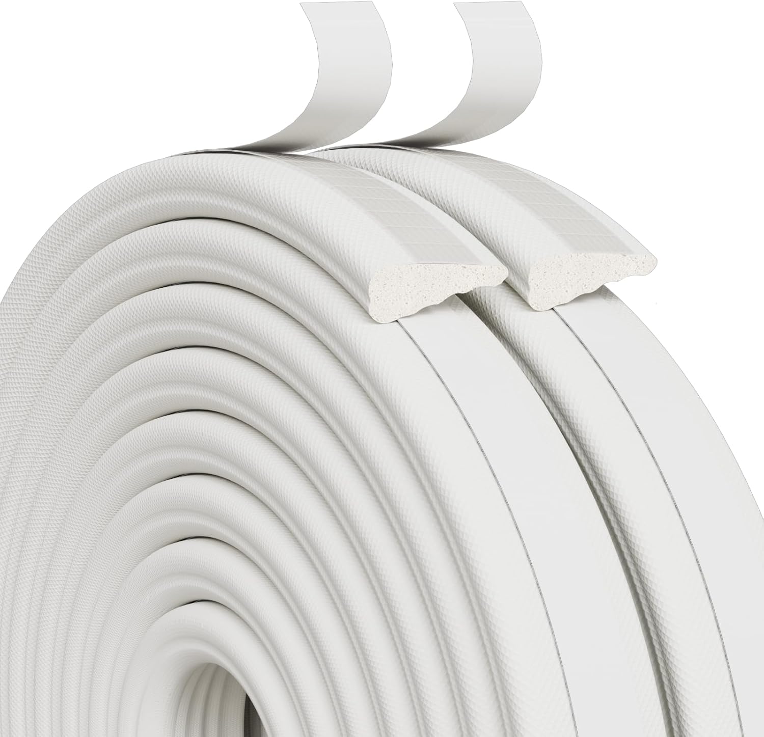 Weather Stripping Door Seal Strip, 118 Inch Wedge Window Seal, Winter Insulation Weatherproof Foam Tape, Soundproof Noise Reduction Light Blocker for Exterior Door Frame & Door Gap Filler