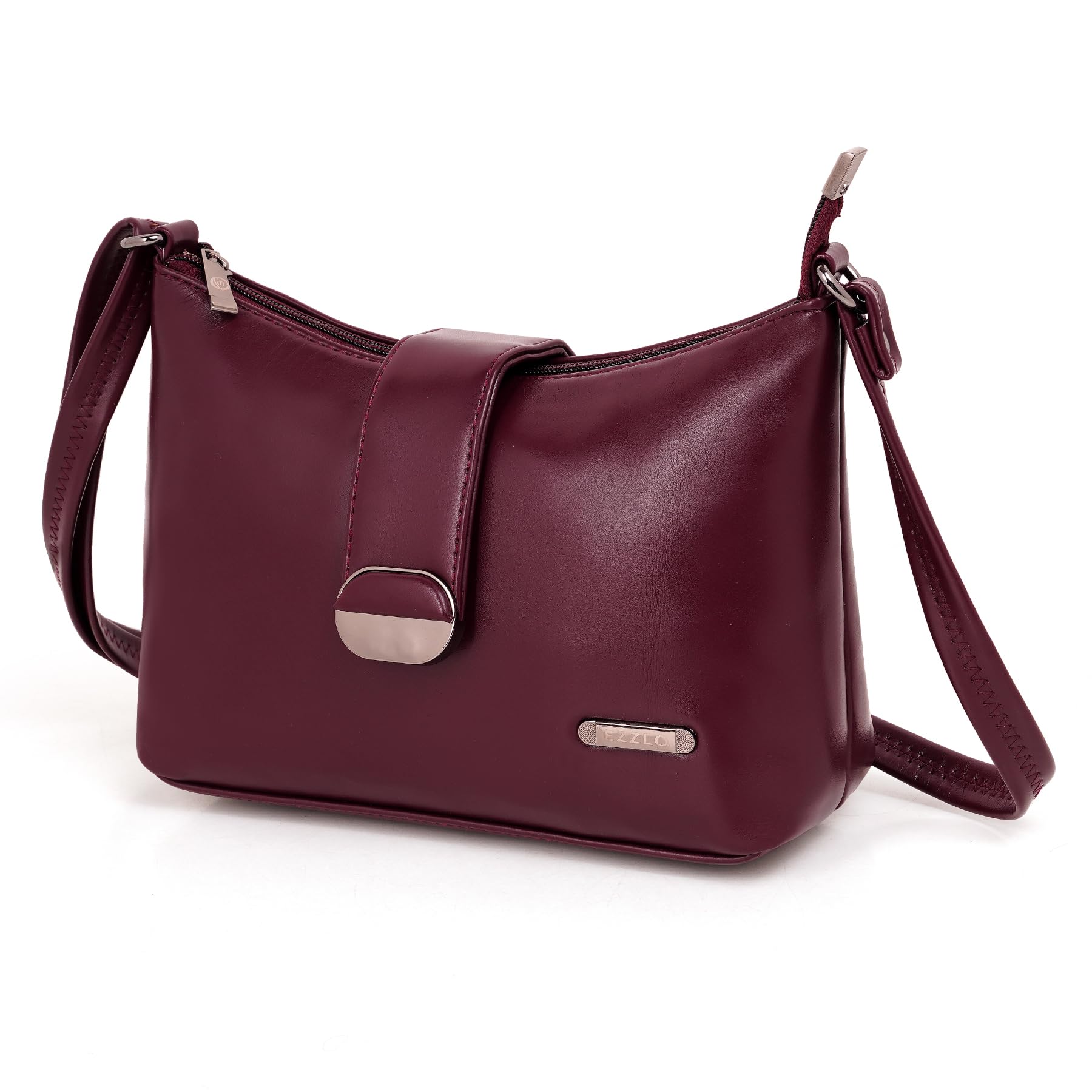 Sling Bags for Women Latest | Sling Bag Stylish Side Bag for Girls | Side Bags for Womens Solid Color | Shoulder Bag with Adjustable Strap Zipper Closure-image-14
