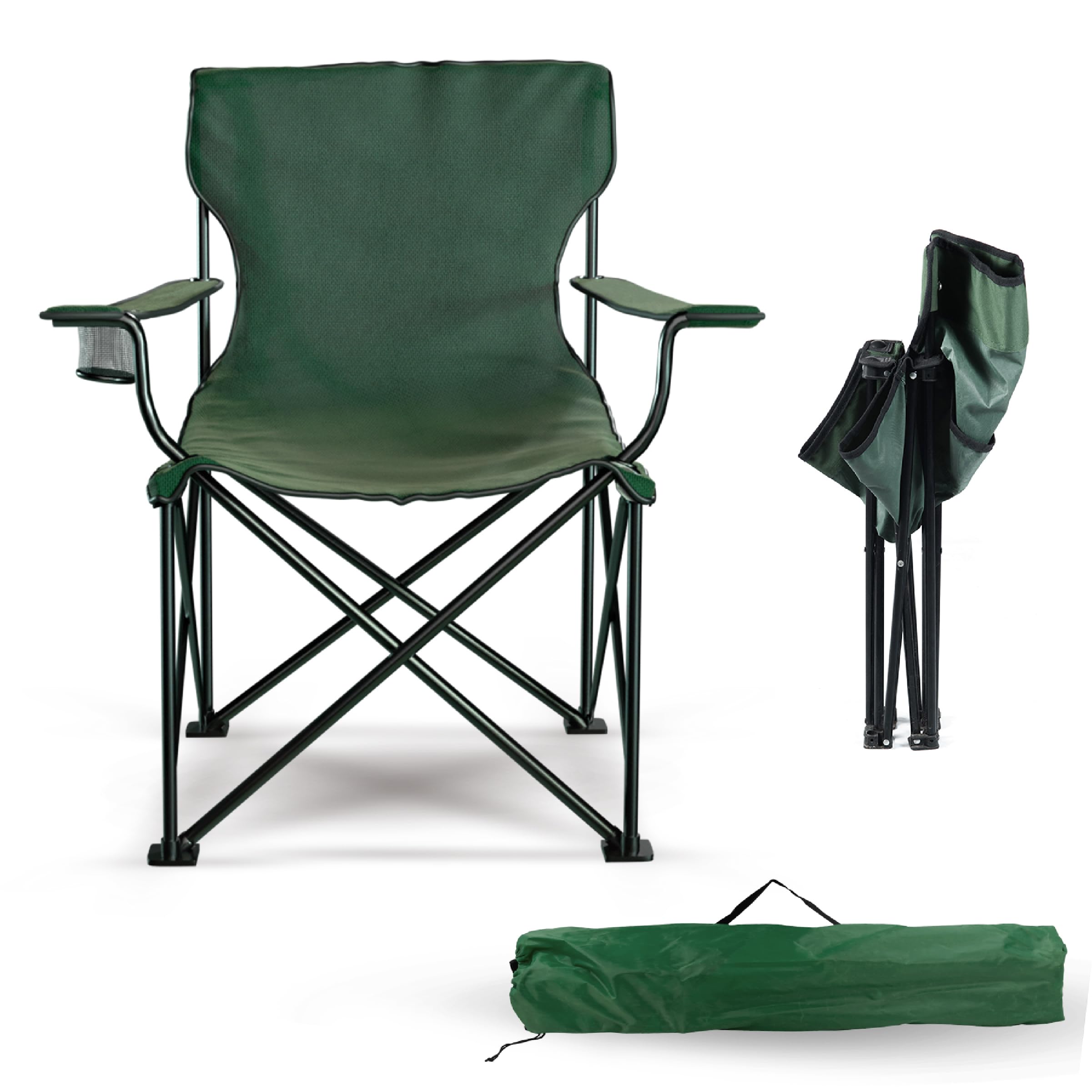 Lifelong Folding Chair | Portable Foldable Chair for Camping, Travel, and Beach | Easy to Carry, Compact Design, Comfortable Seating for Travelling and Outdoor or Indoor Use (LLCC02)-image-4
