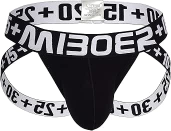 Miboer Herren Sport Jock Jockstrap Color Bulge Brief
