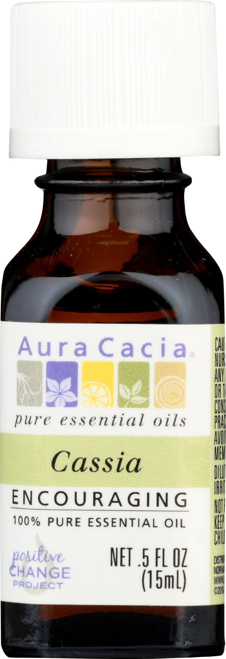 Aura Cacia Pure Essential Oil Cassia Bark - 0.5 fl oz