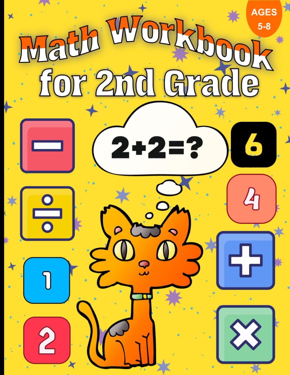 Math Workbook for 2nd Grade: +1680 Problems For Practice, Math Drills.