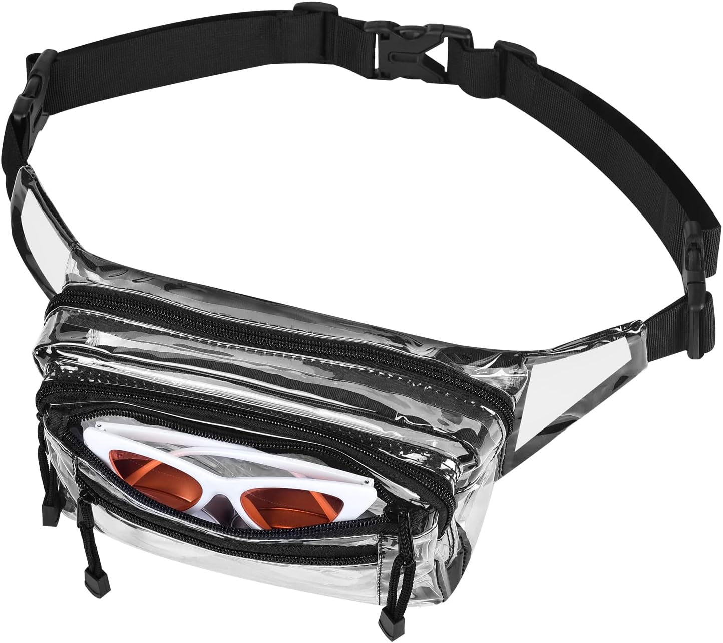 Clear Bag Stadium Approved Large Clear Fanny Pack for Women for Work,Multi-purpose Waist Bag for Travel & Sporting Event - Image 10