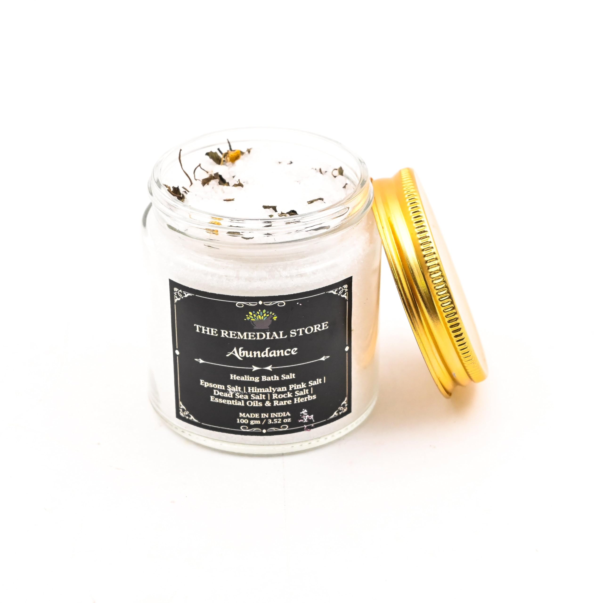 Healing Bath Salt | Stress Reliever | Calming | Relaxing | Pure & Natural | Sea Salt | Body Massage | Prosperity Salt (Abendence, 100gm)-image-36