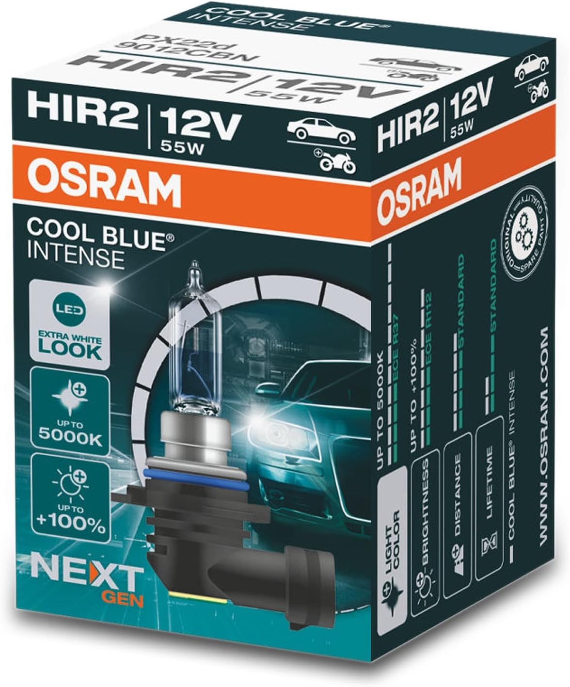 Cool Blue Intense NextGen Halogen bulb - HIR2-12V/55W - 1 piece