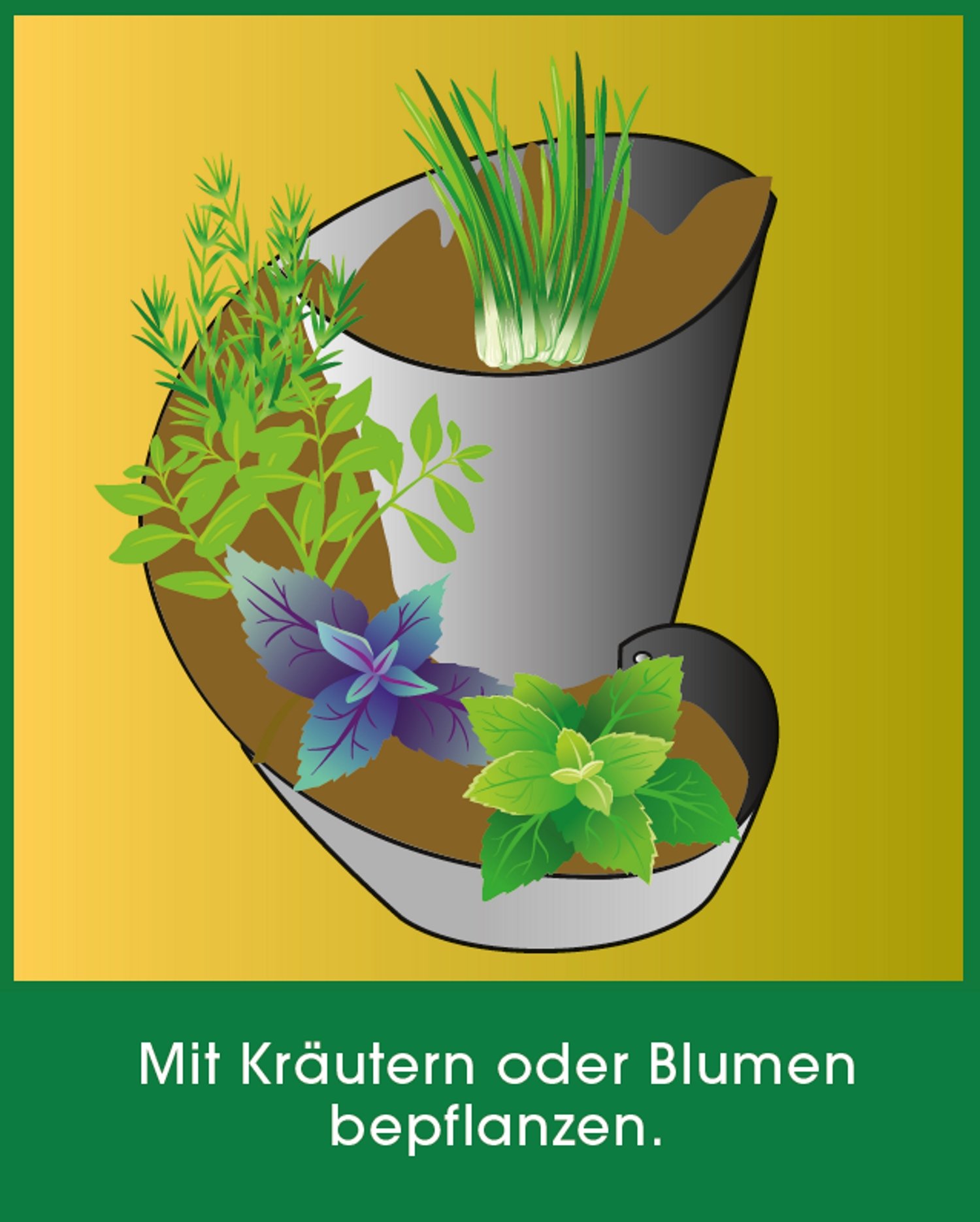 EXCOLO Kräuterspirale Hochbeet Kunststoff Anthrazit Grau RAL 7016 – Kräuterschnecke Pflanzbeet Kräuterbeet Garten Spiralbeet wetterfest leicht aufbaubar ohne Boden