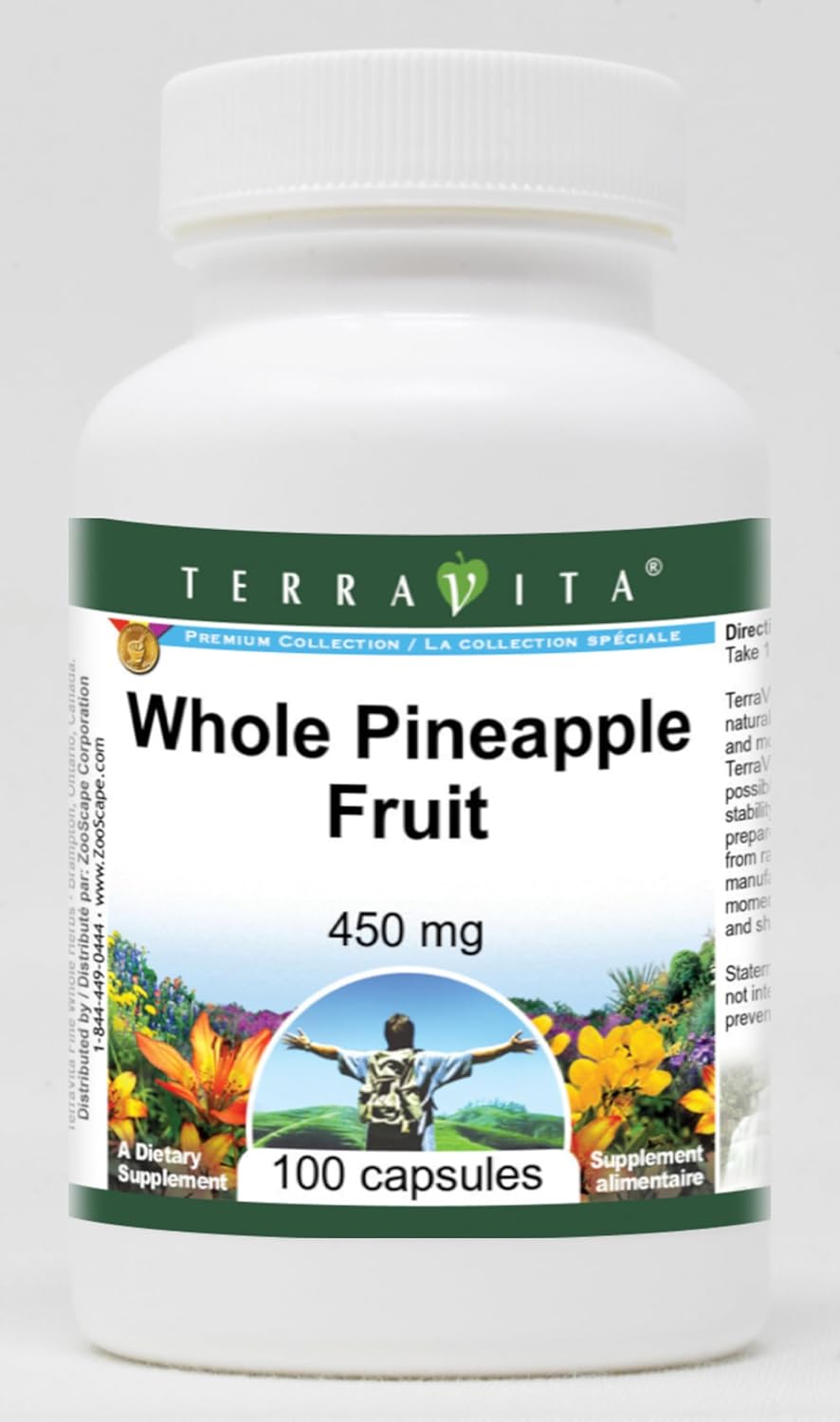 Whole Pineapple Fruit - 450 mg (100 Capsules, ZIN: 521170)