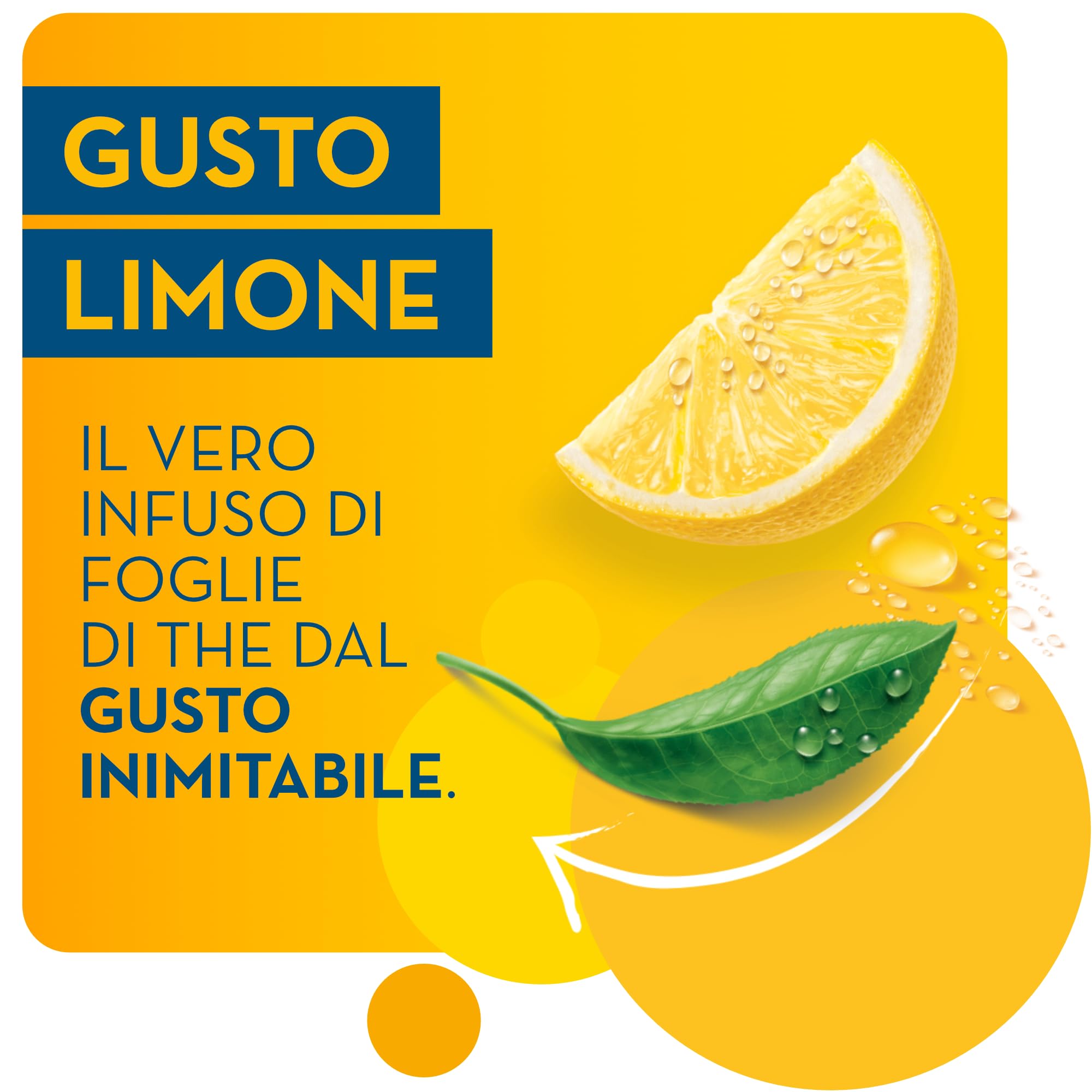 Estathé Limone - The Freddo con Vero Infuso di Foglie di The e Succo di Limone, Bevanda Analcolica Senza Glutine, 12 Bottiglie da 400 ml